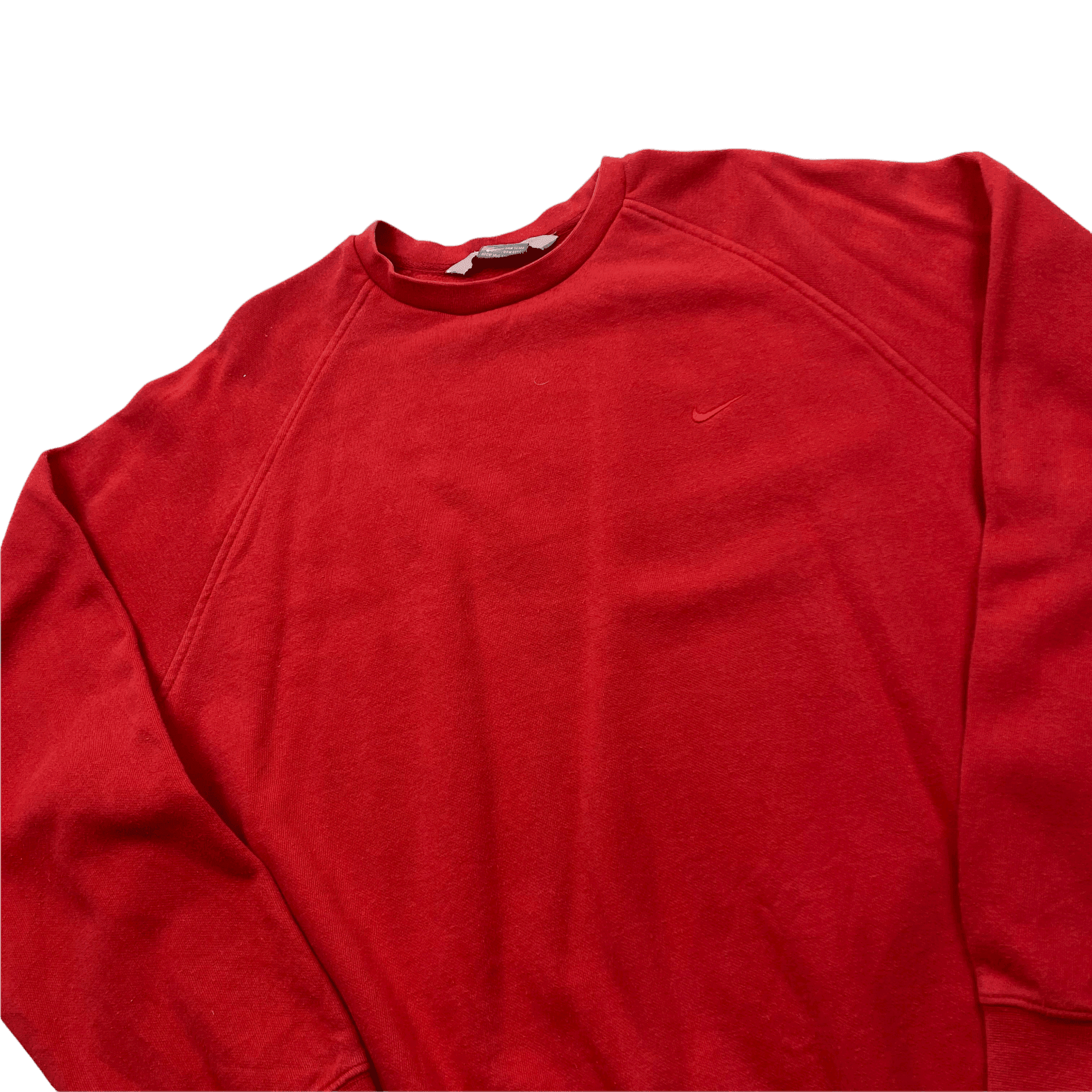 Vintage 90s Burgundy/ Red Nike Sweatshirt - Large - The Streetwear Studio