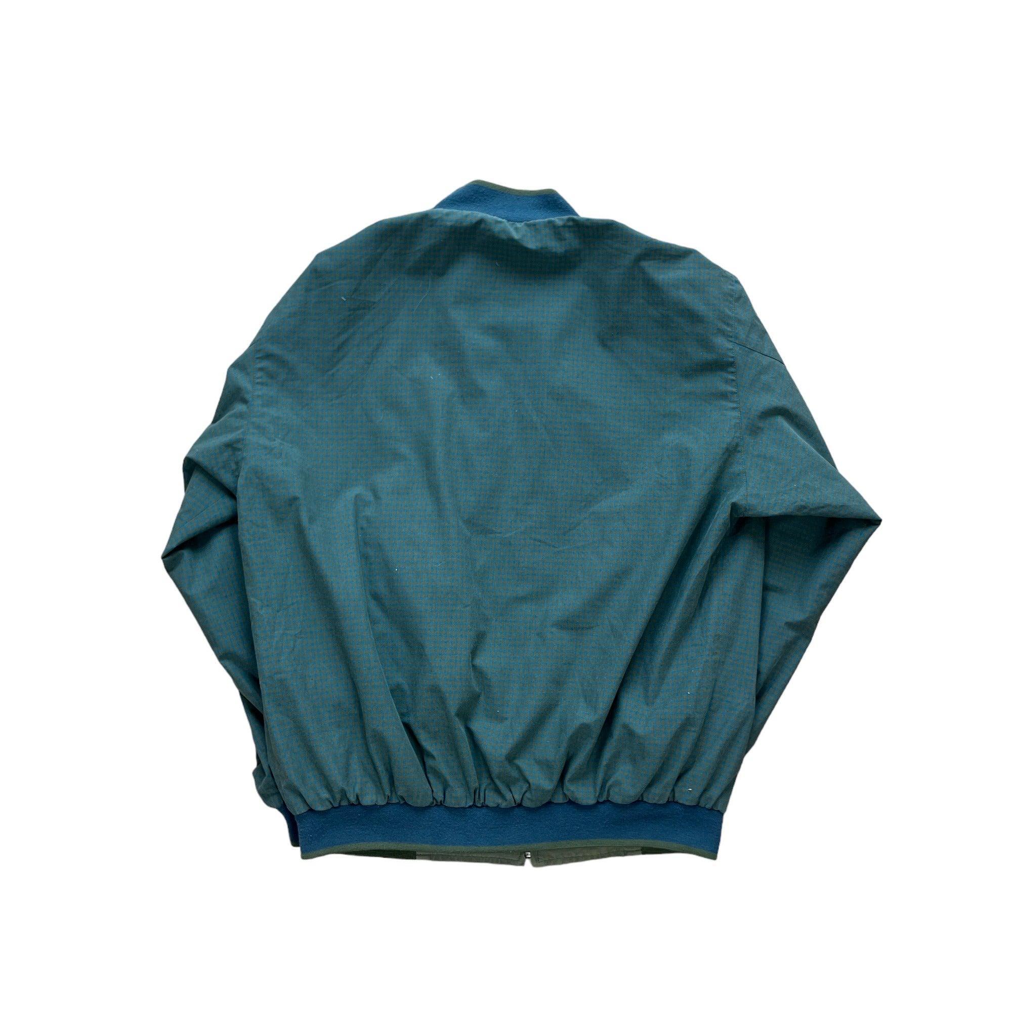 ジャケット・アウター 90s VINTAGE LACOSTE bomber jacket Vintage 90s Lacoste Bomber Jacket Men L Brushed Cotton Plaid
