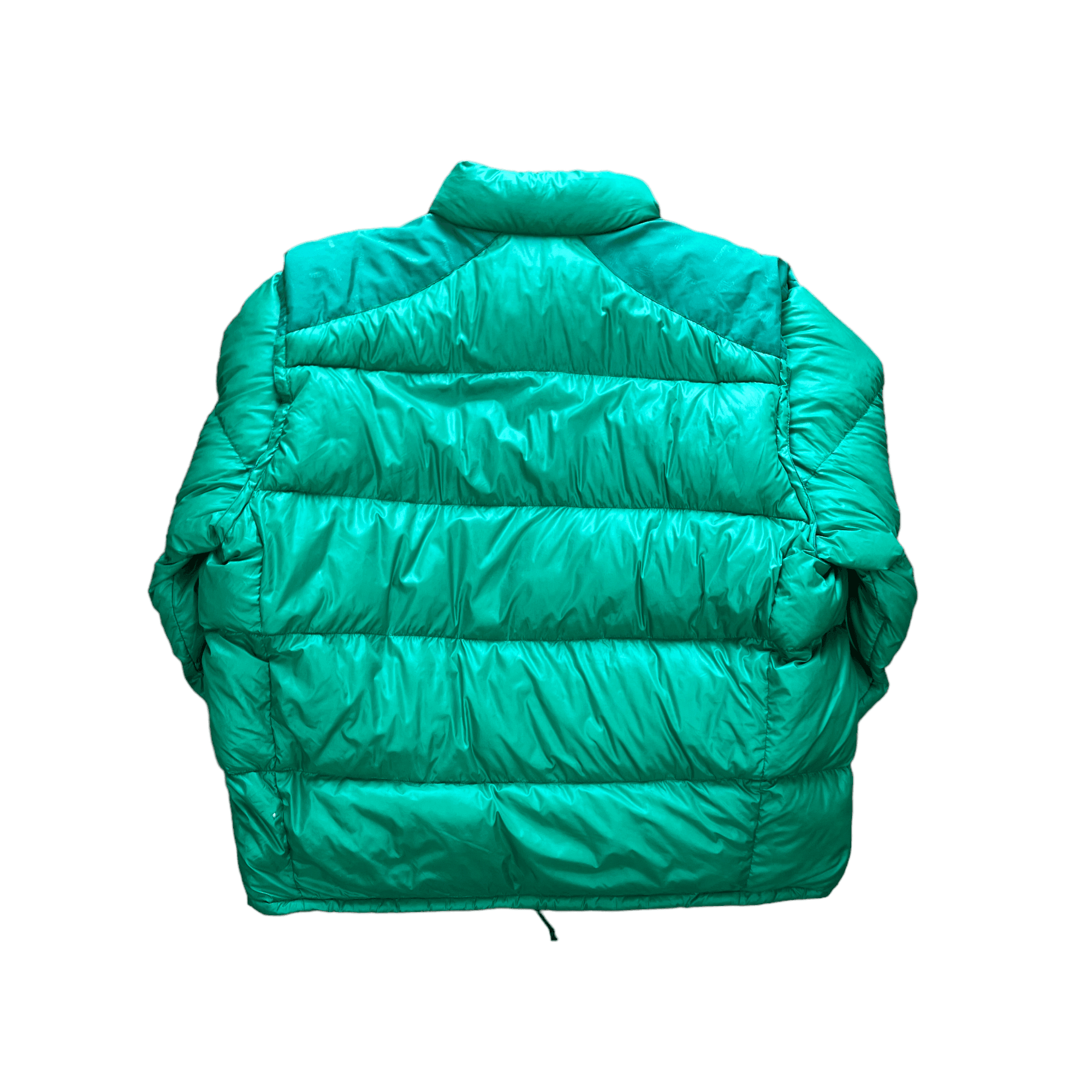 Vintage 90s Green Moncler Grenoble Puffer Coat - Extra Large - The Streetwear Studio