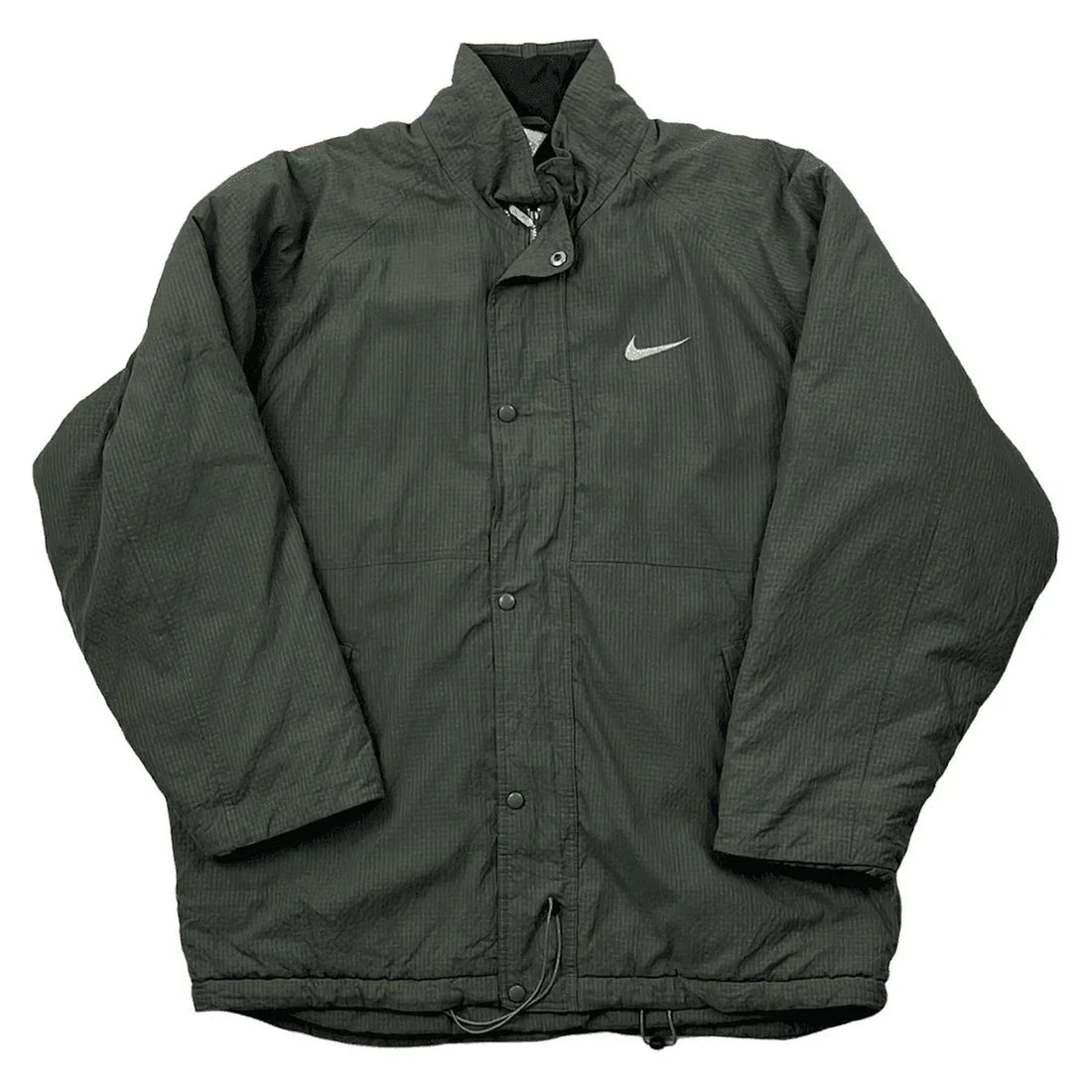 Vintage 90s Green Nike Puffer Coat/ Jacket - L | The Streetwear Studio
