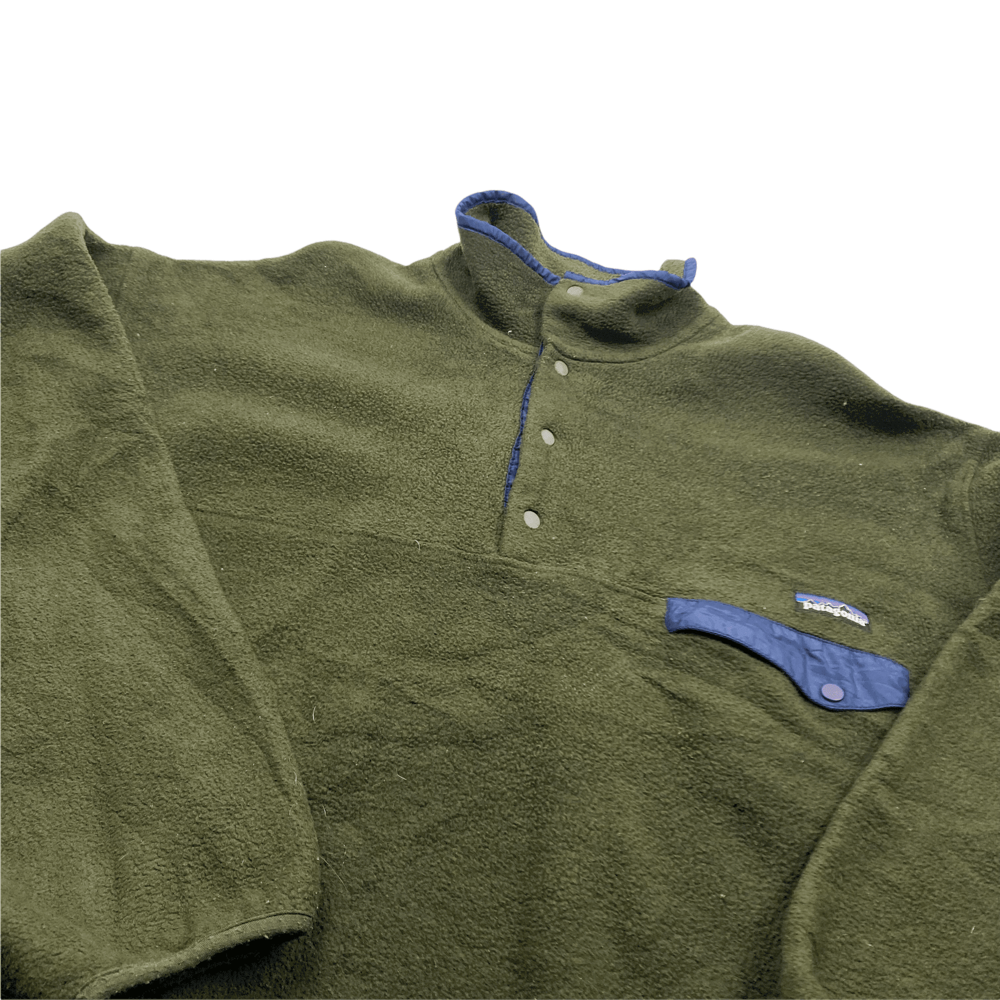 Vintage 90s Green Patagonia Synchilla Fleece - Extra Large - The Streetwear Studio