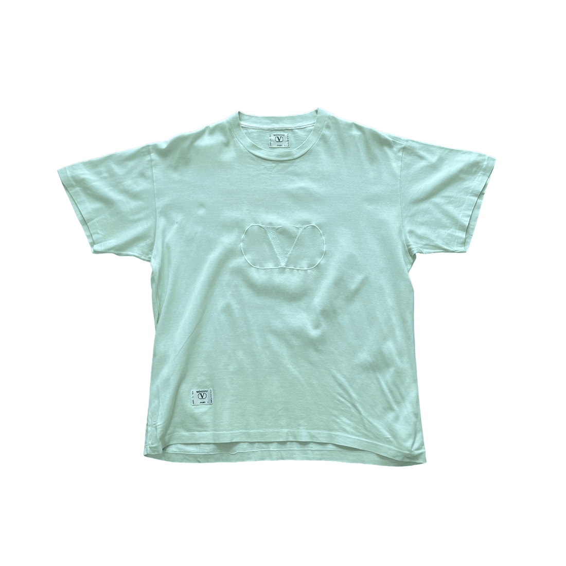 Vintage 90s Green Valentino Tee - Large - The Streetwear Studio