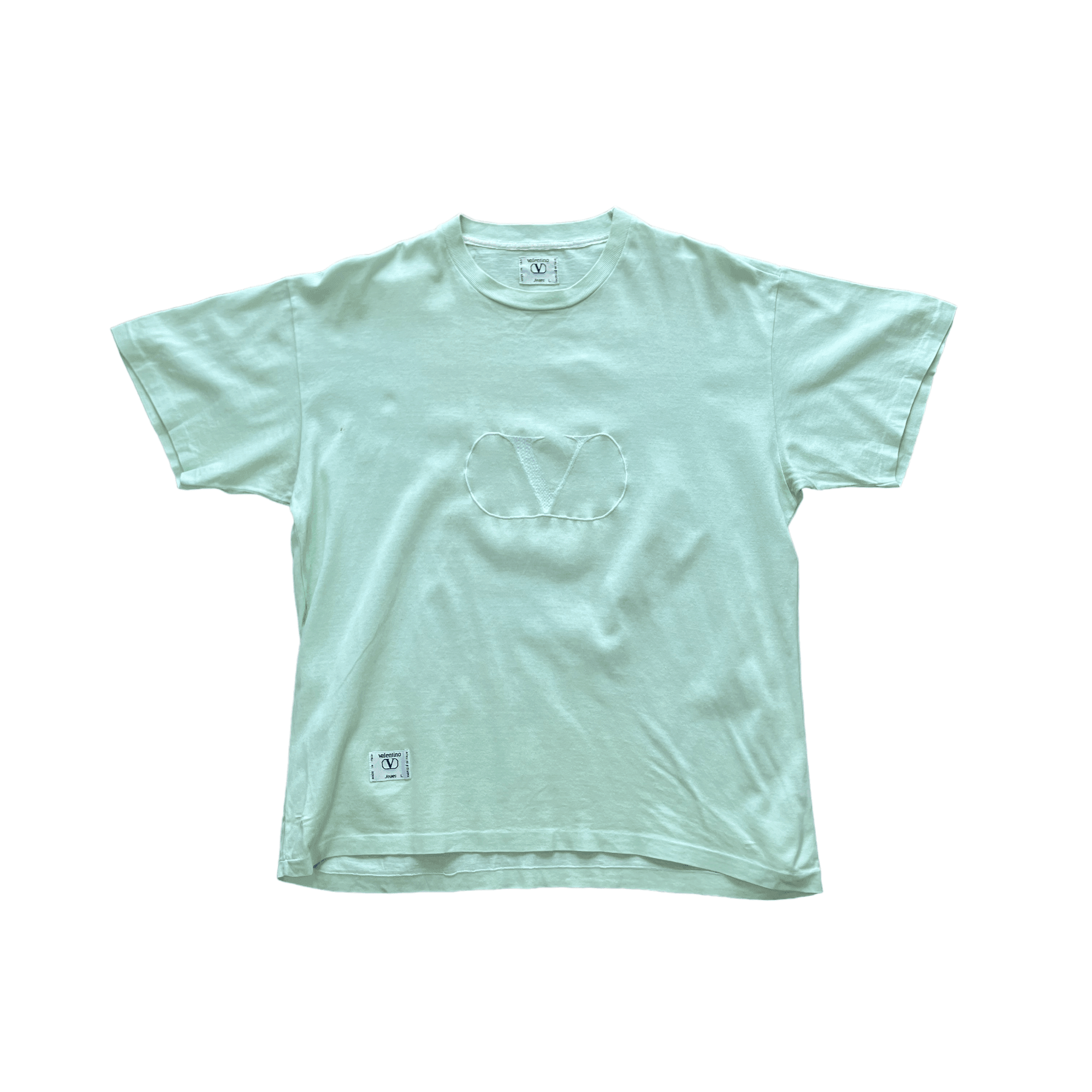 Vintage 90s Green Valentino Tee - Large - The Streetwear Studio