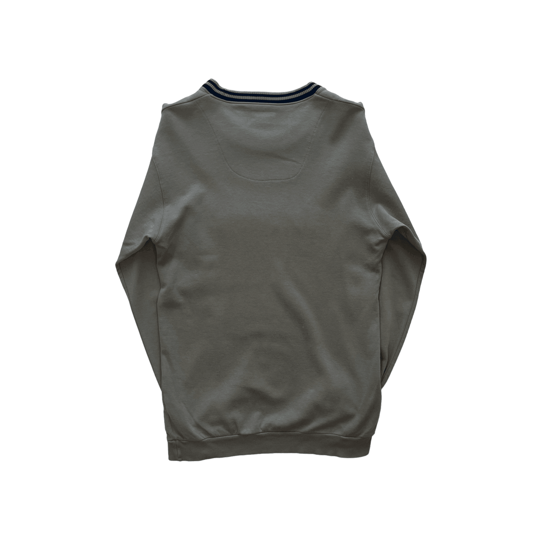 Vintage 90s Grey Burberry Spell-Out Sweatshirt - Small - The Streetwear Studio