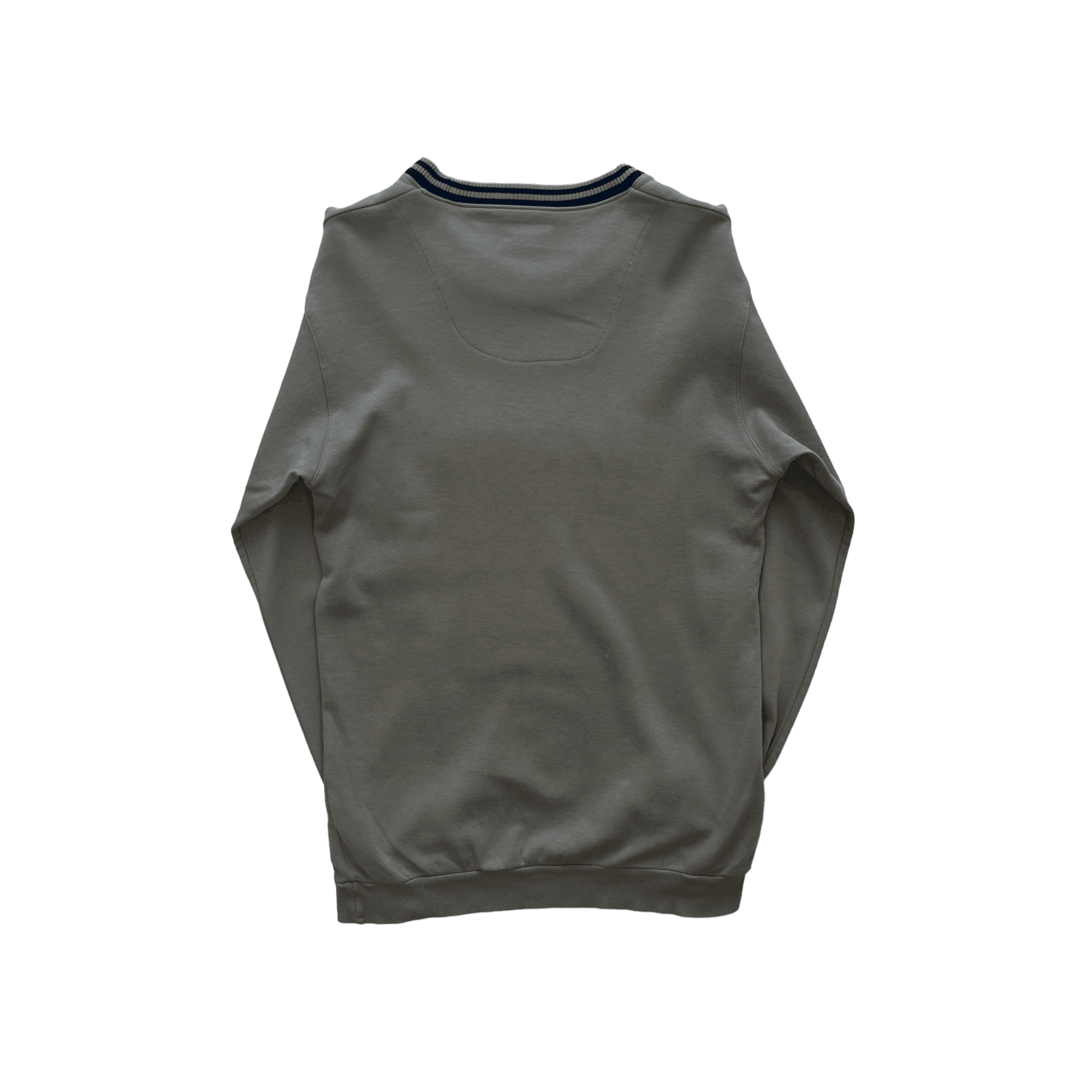 Vintage 90s Grey Burberry Spell-Out Sweatshirt - Small - The Streetwear Studio