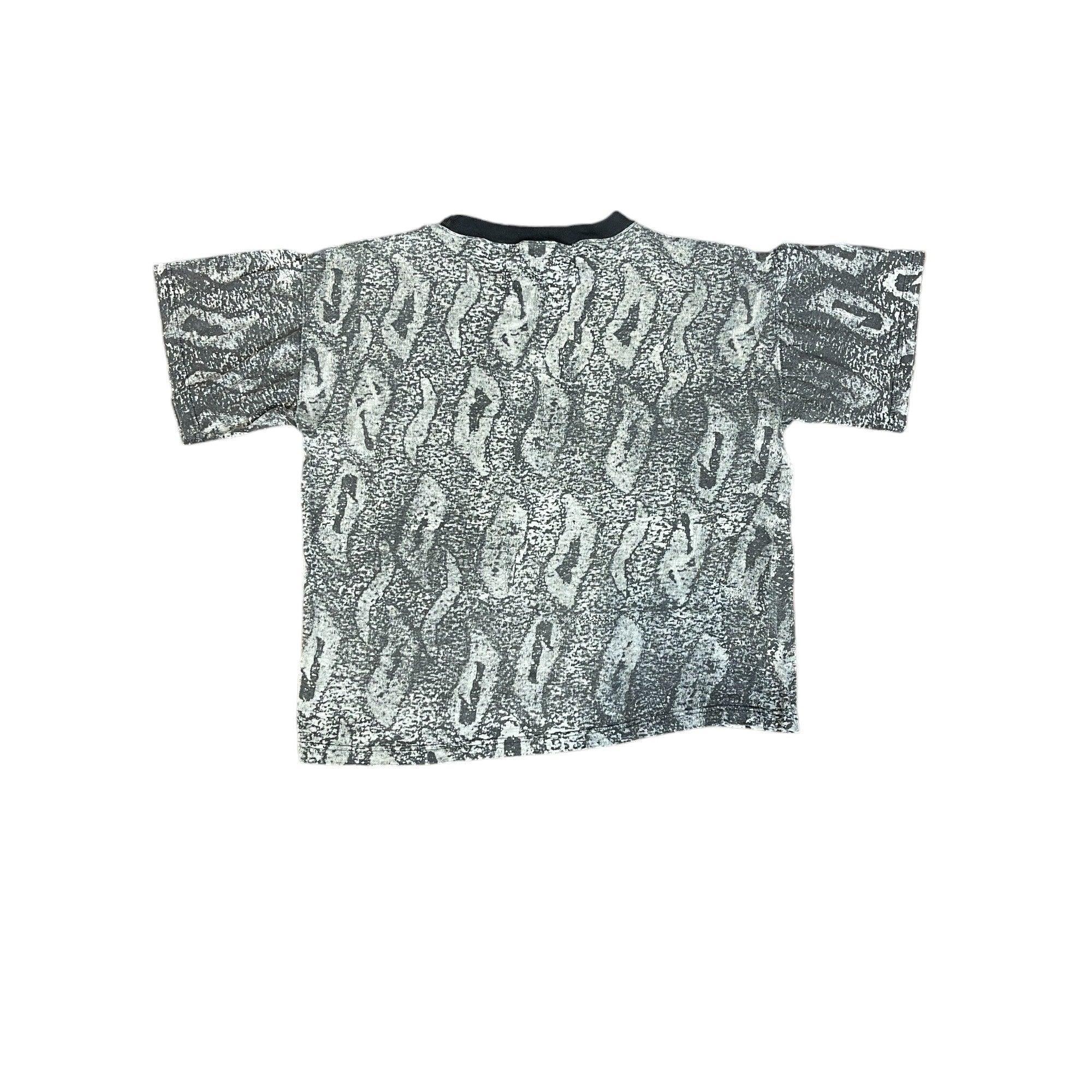 Vintage 90s Grey Chicago Bulls NBA Tee - Medium - The Streetwear Studio