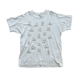 Vintage 90s Grey Graphic Tee - Extra Large - The Streetwear Studio