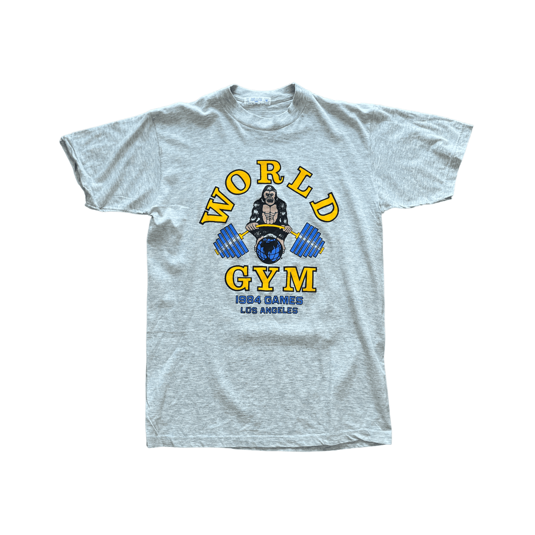 Vintage 90s Grey Graphic Tee - Medium - The Streetwear Studio