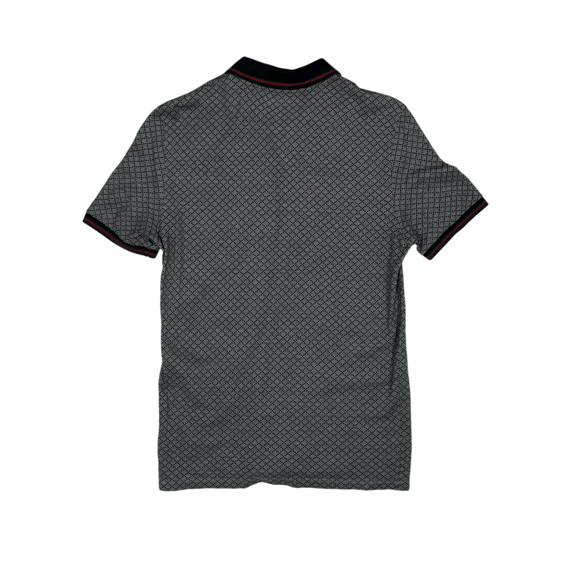 Vintage 90s Grey Gucci Polo Shirt - Extra Large - The Streetwear Studio