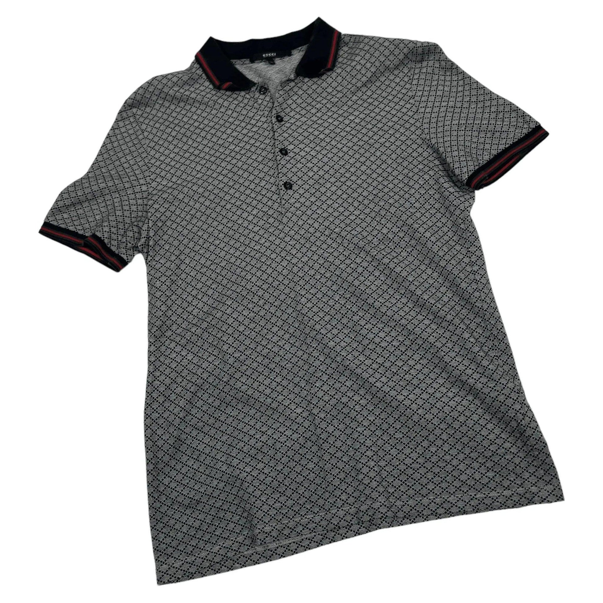 Vintage 90s Grey Gucci Polo Shirt - XL | The Streetwear Studio