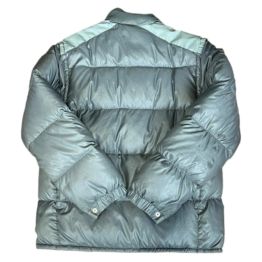 Vintage 90s Grey Moncler Grenoble Puffer Coat - L | The Streetwear Studio