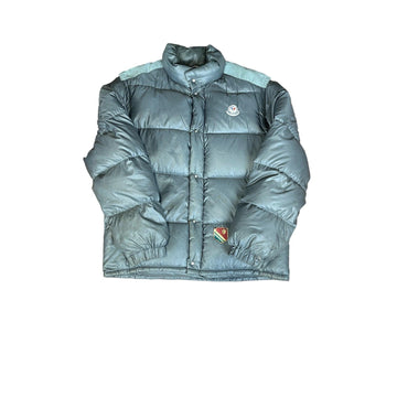 Vintage 90s Grey Moncler Grenoble Puffer Coat - Large - The Streetwear Studio