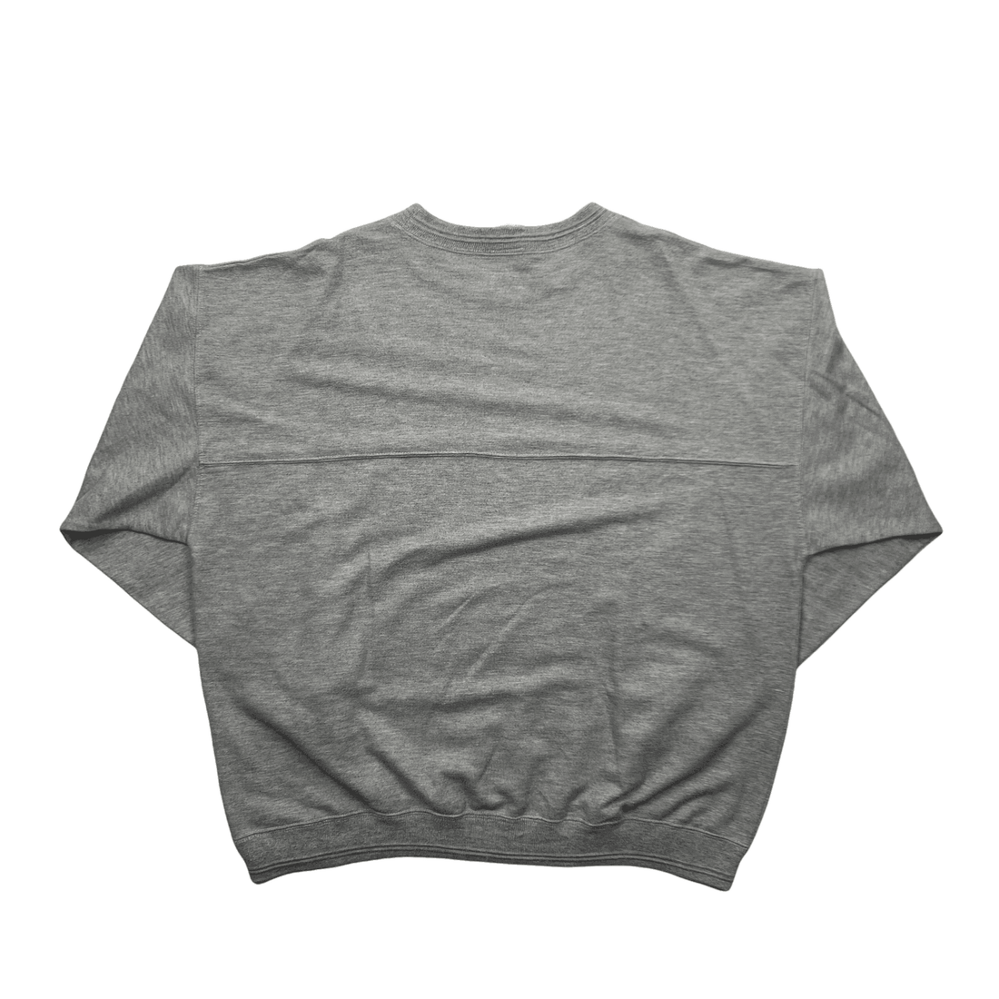 Vintage 90s Grey Nike Beaverton Oregon Spell-Out Sweatshirt - Extra Large - The Streetwear Studio
