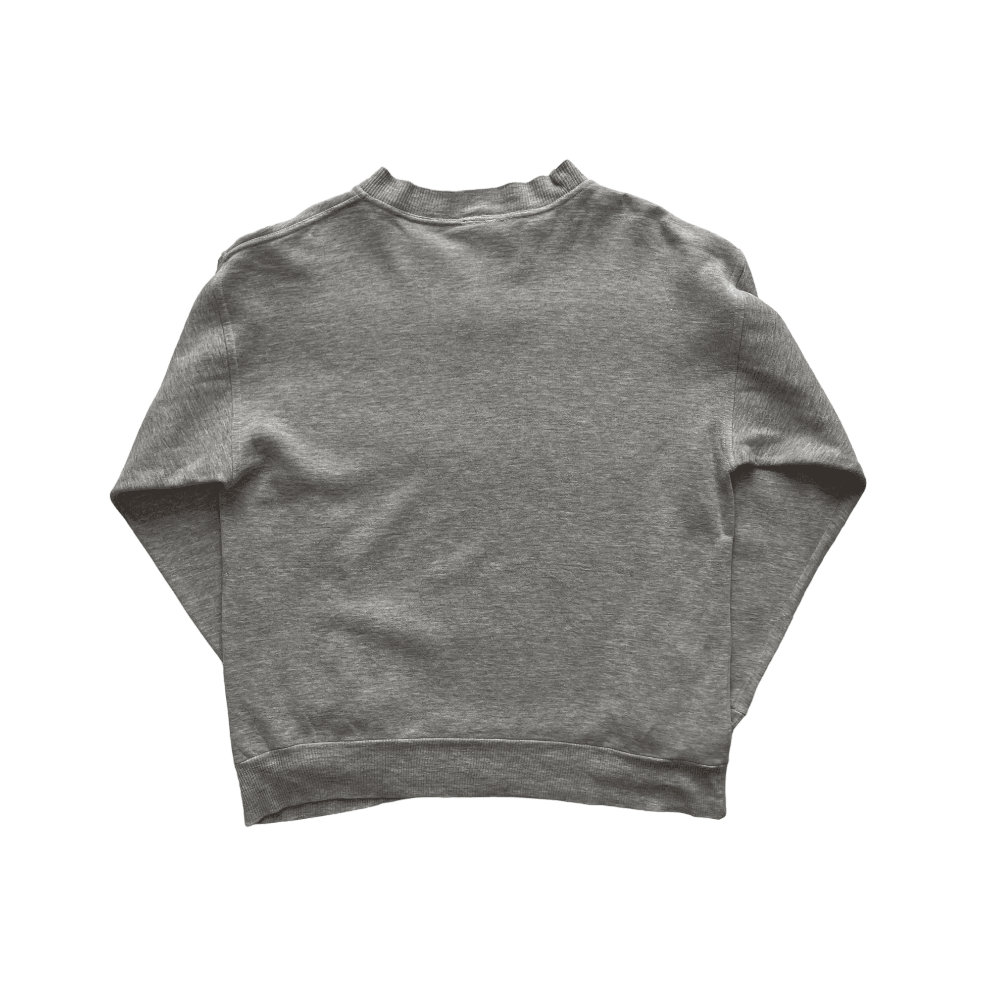 Vintage 90s Grey Nike Large Logo Sweatshirt - Medium - The Streetwear Studio