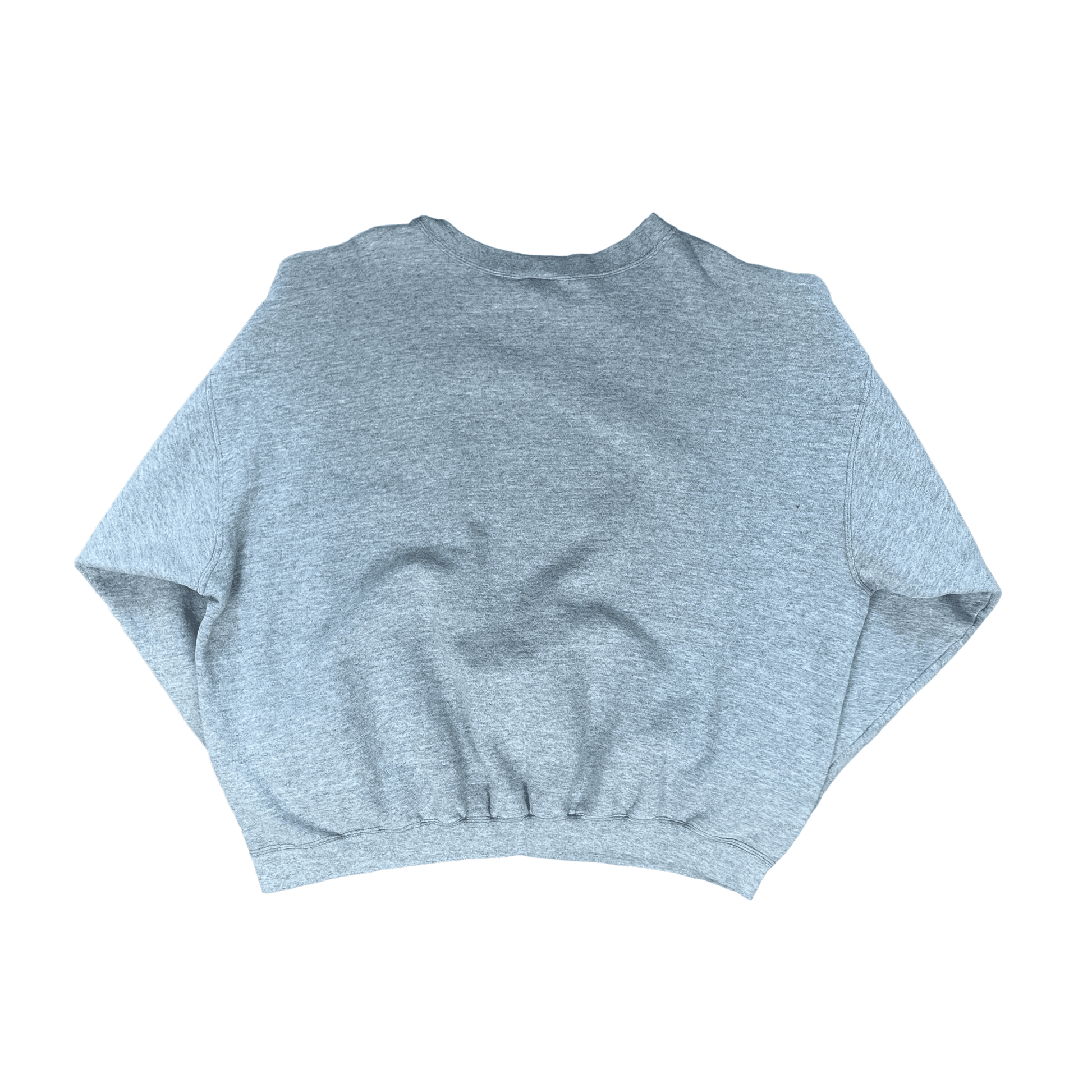 Vintage 90s Grey Nike Micheal Jordan’s The Restaurant Spell-Out Sweatshirt - Extra Large - The Streetwear Studio