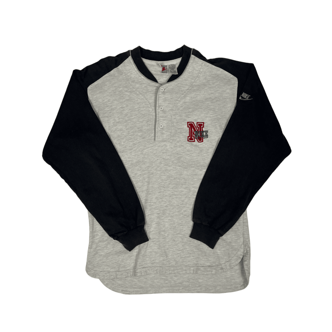 Vintage 90s Grey Nike Sweatshirt - Large - The Streetwear Studio