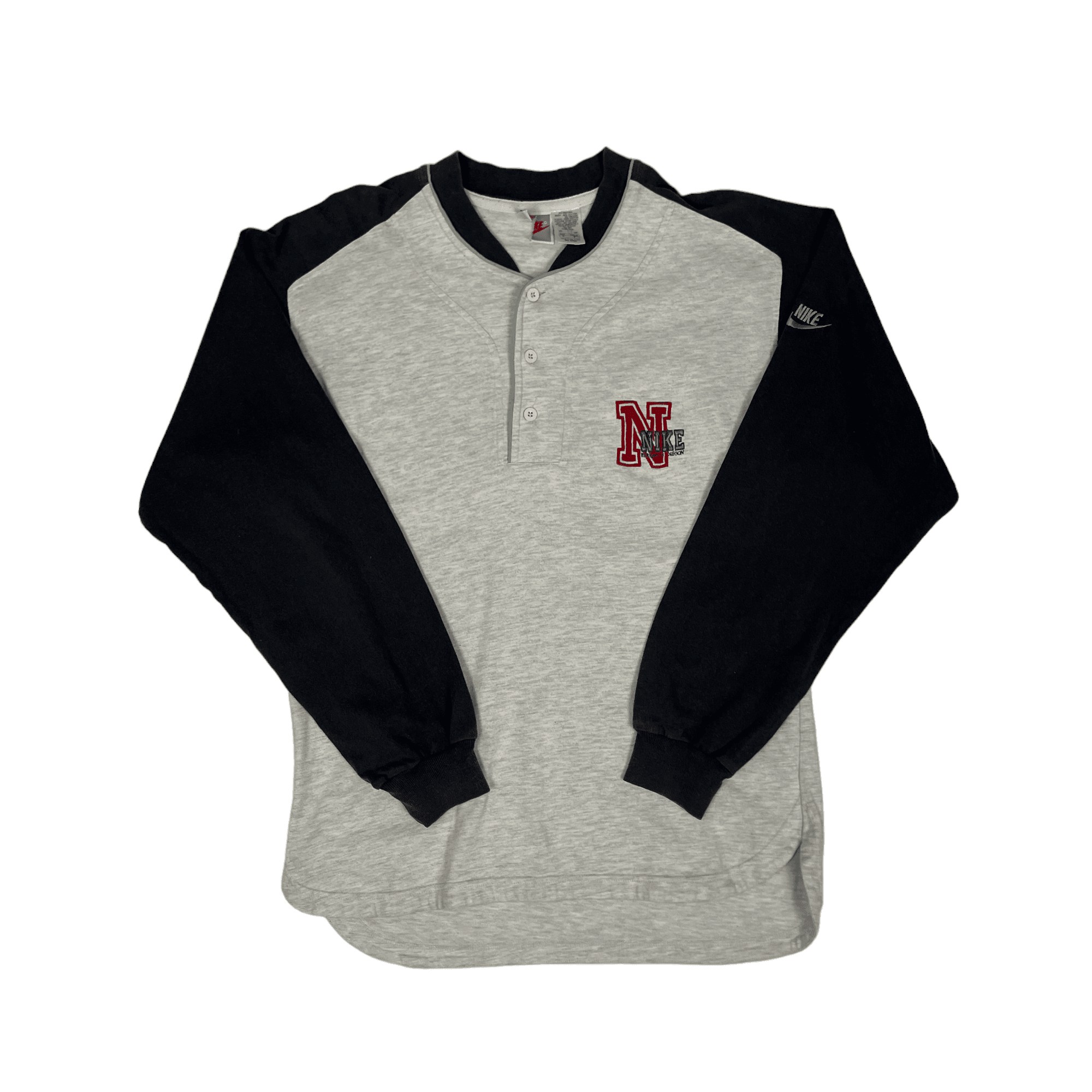 Vintage 90s Grey Nike Sweatshirt - Large - The Streetwear Studio