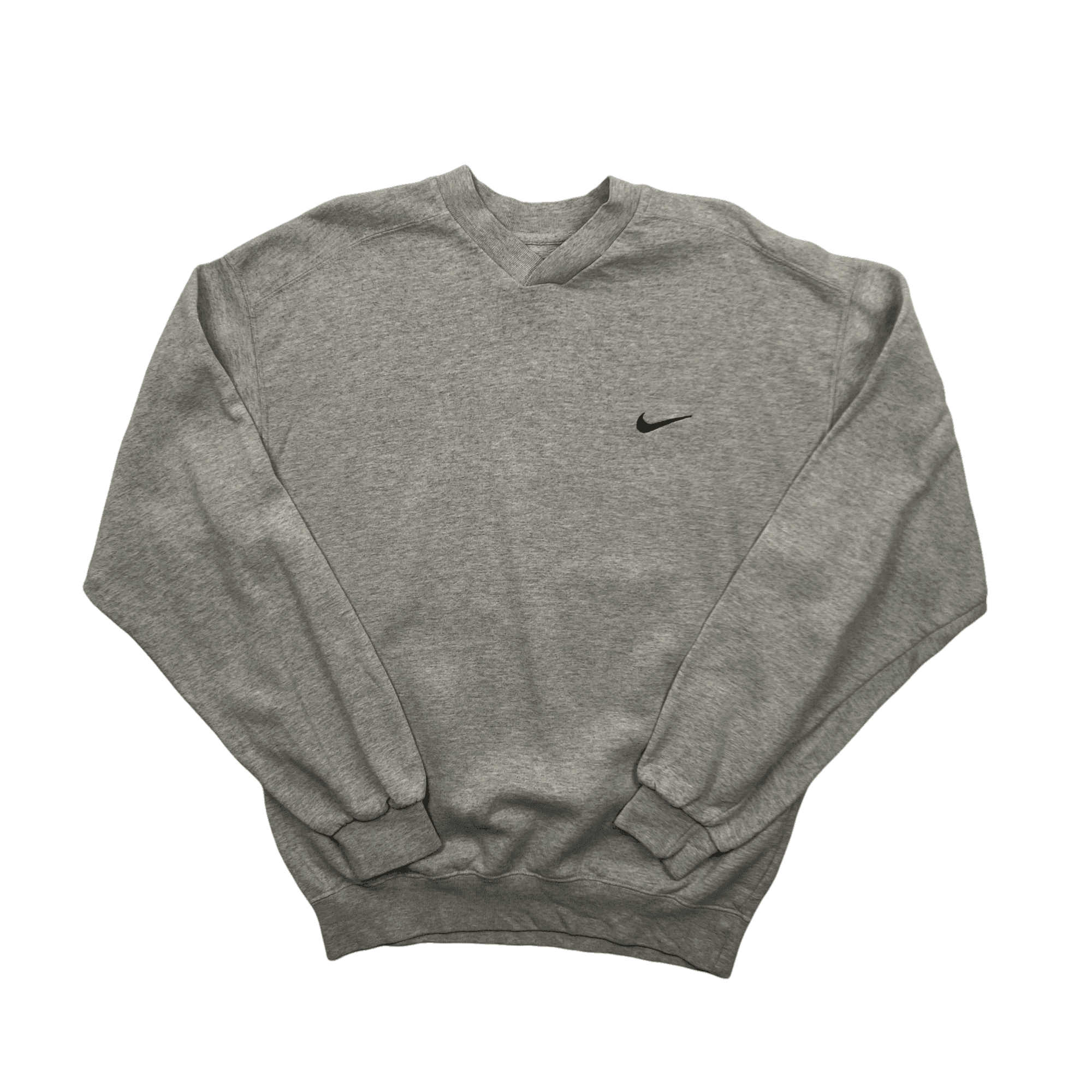 Vintage 90s Grey Nike Sweatshirt - Medium - The Streetwear Studio
