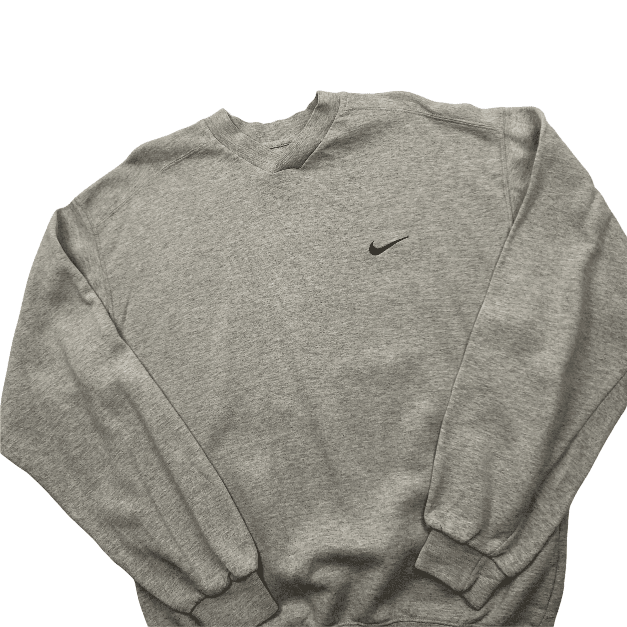 Vintage 90s Grey Nike Sweatshirt - Medium - The Streetwear Studio