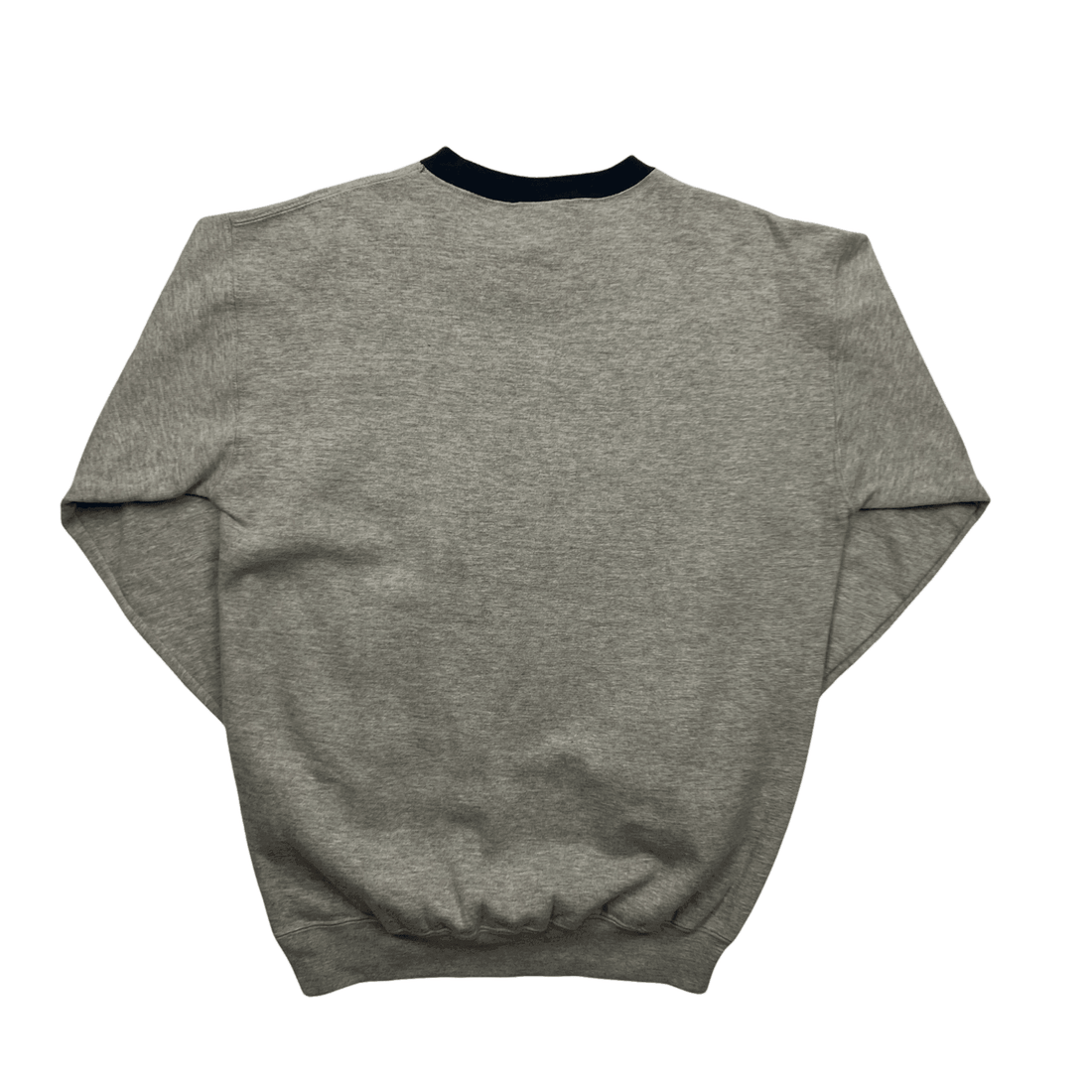 Vintage 90s Grey Tommy Hilfiger Jeans Spell-Out Sweatshirt - Large - The Streetwear Studio