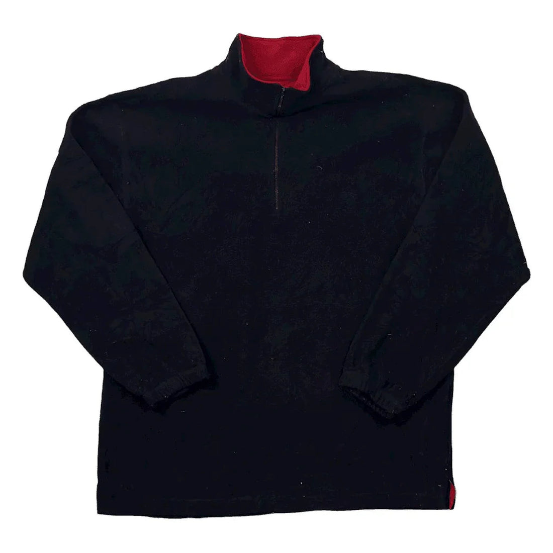 Vintage 90s Navy Blue Burberry 1/4 Zip Fleece - L | The Streetwear Studio