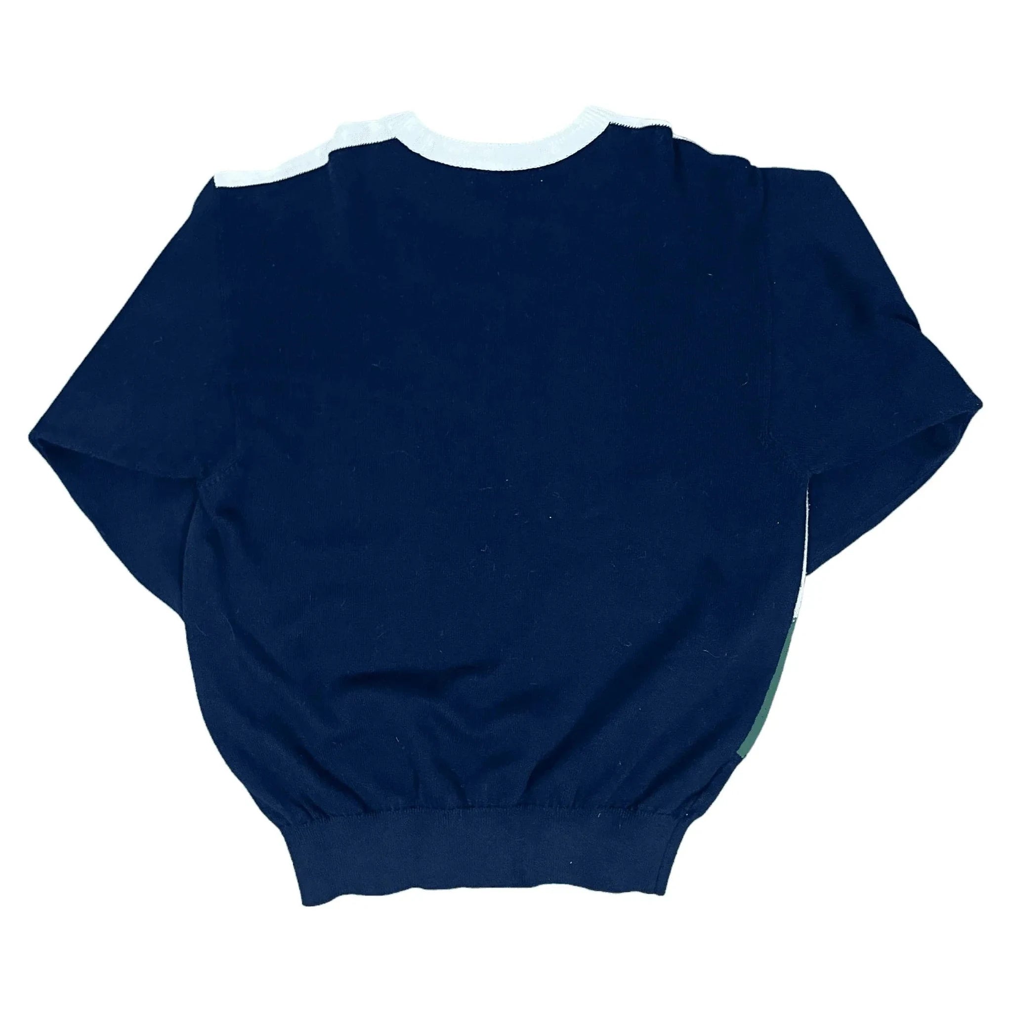 Vintage 90s Navy Blue + Cream Burberry Tree Motif Sweatshirt - XL | The Streetwear Studio