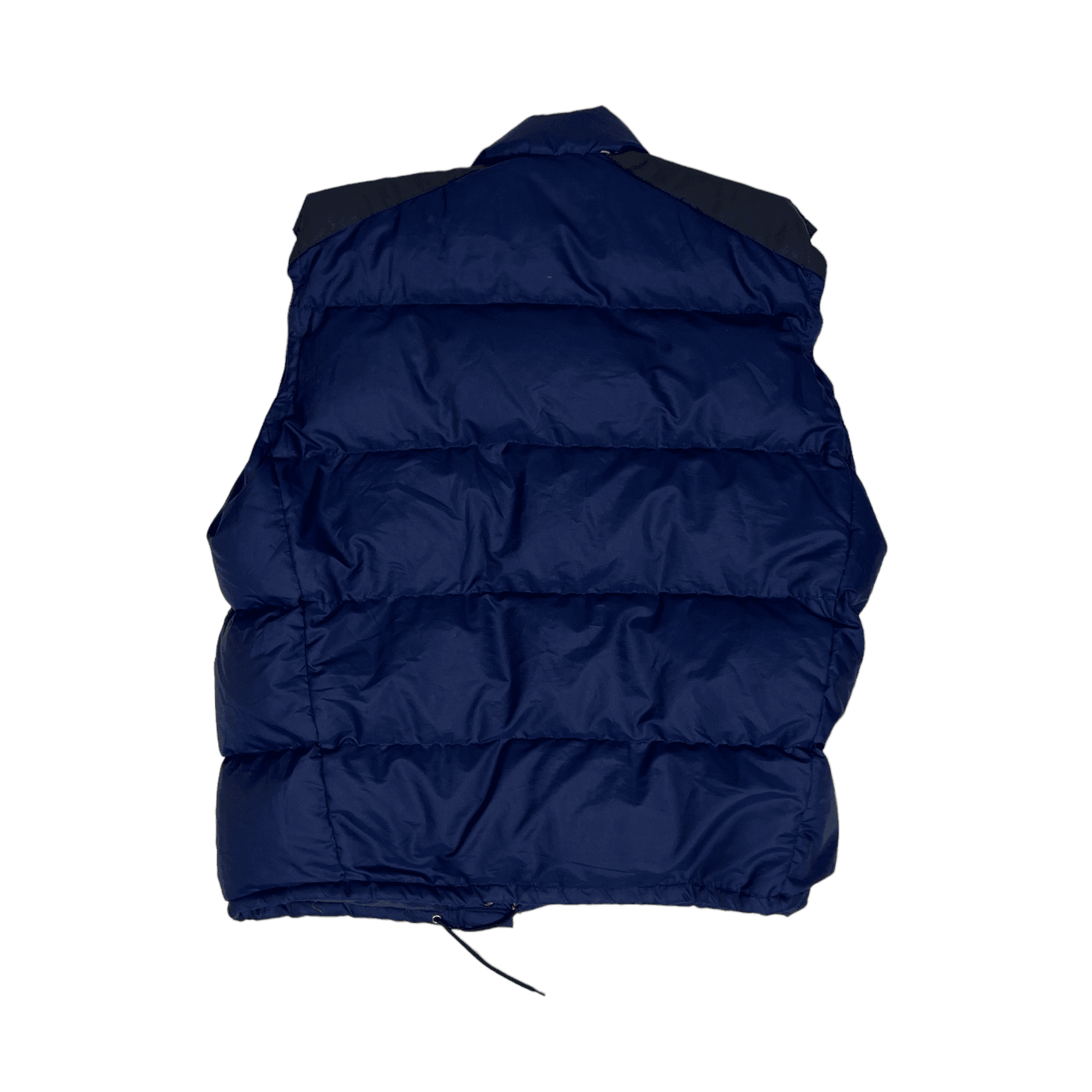 Vintage 90s Navy Blue Moncler Puffer Gilet - Extra Large - The Streetwear Studio