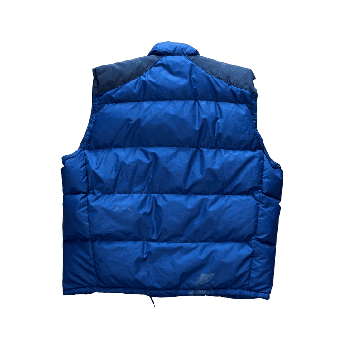 Vintage 90s Navy Blue Moncler Puffer Gilet - Extra Large - The Streetwear Studio