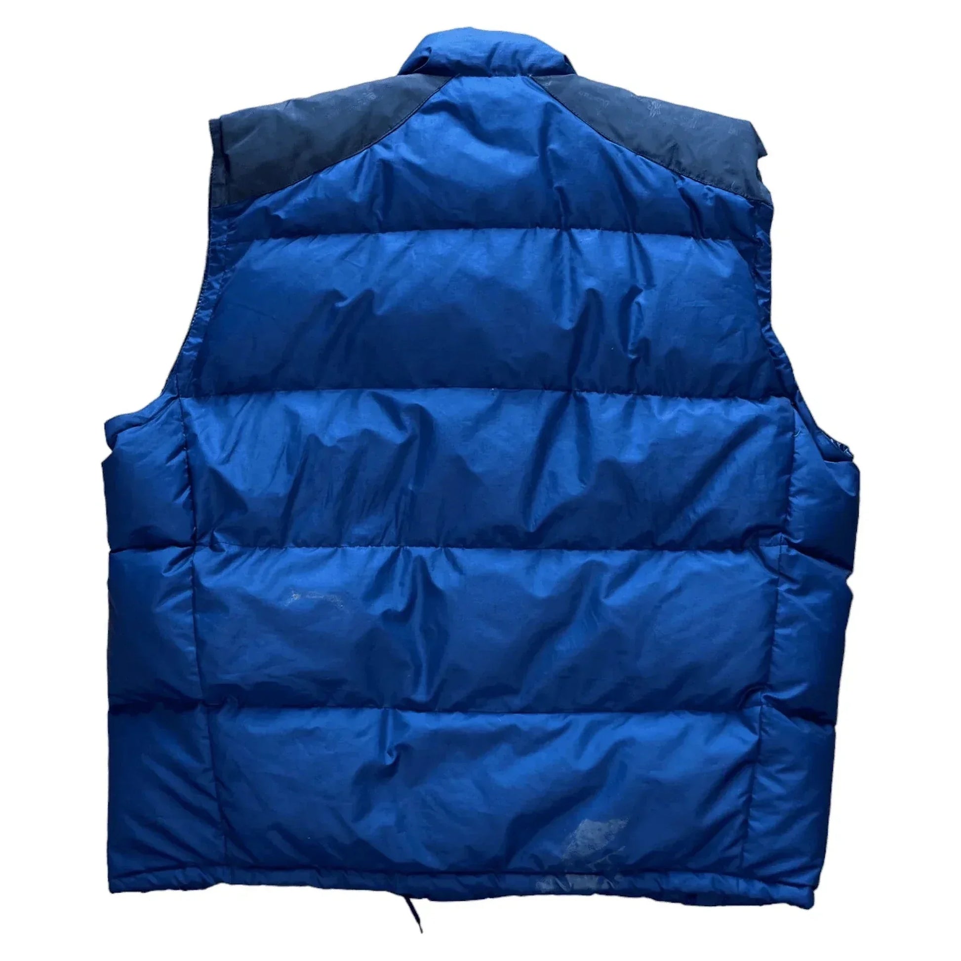 Vintage 90s Navy Blue Moncler Puffer Gilet - XL | The Streetwear Studio