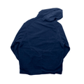 Vintage 90s Navy Blue Nike Spell-Out Fleece Hoodie - Large - The Streetwear Studio