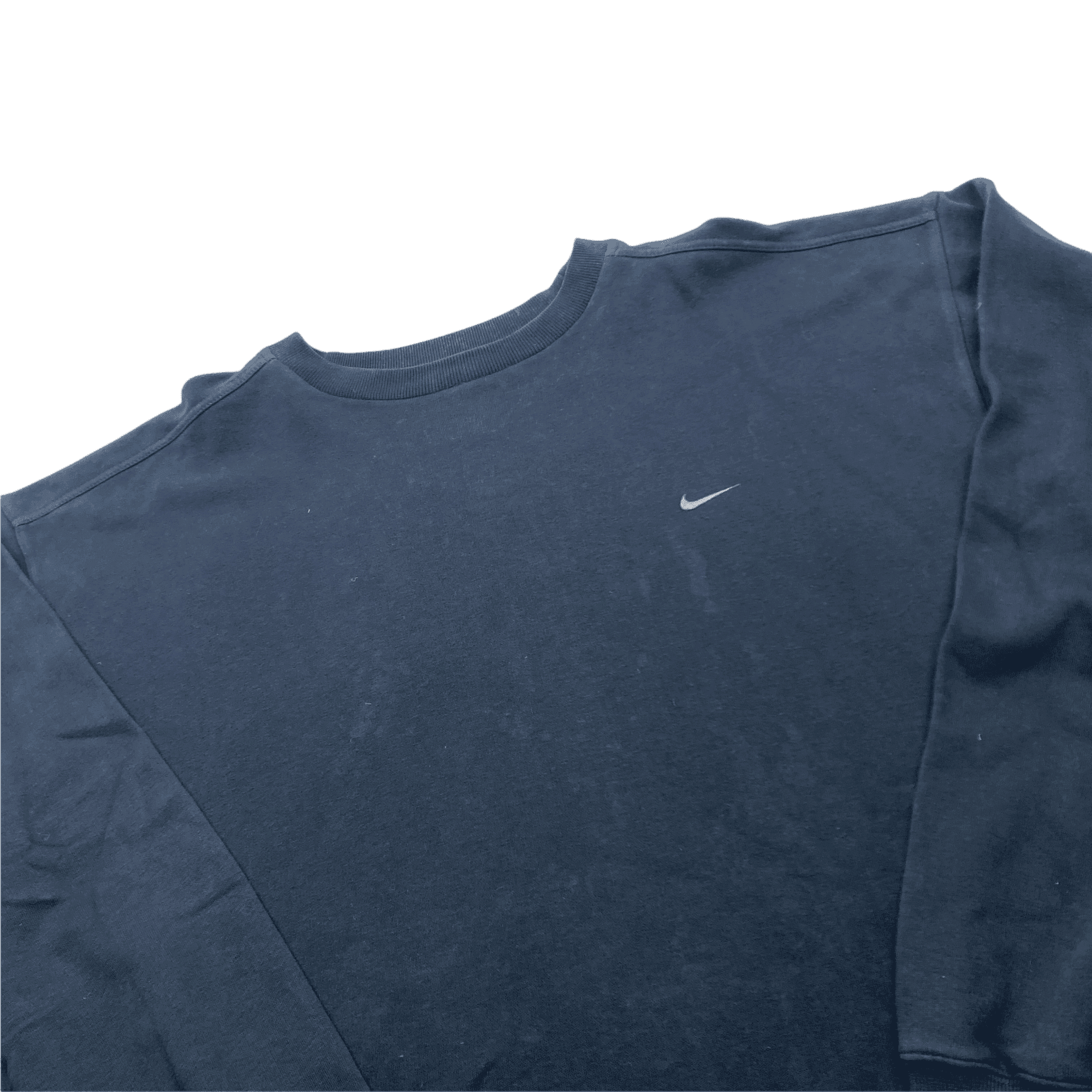 Vintage 90s Navy Blue Nike Sweatshirt - Extra Large - The Streetwear Studio