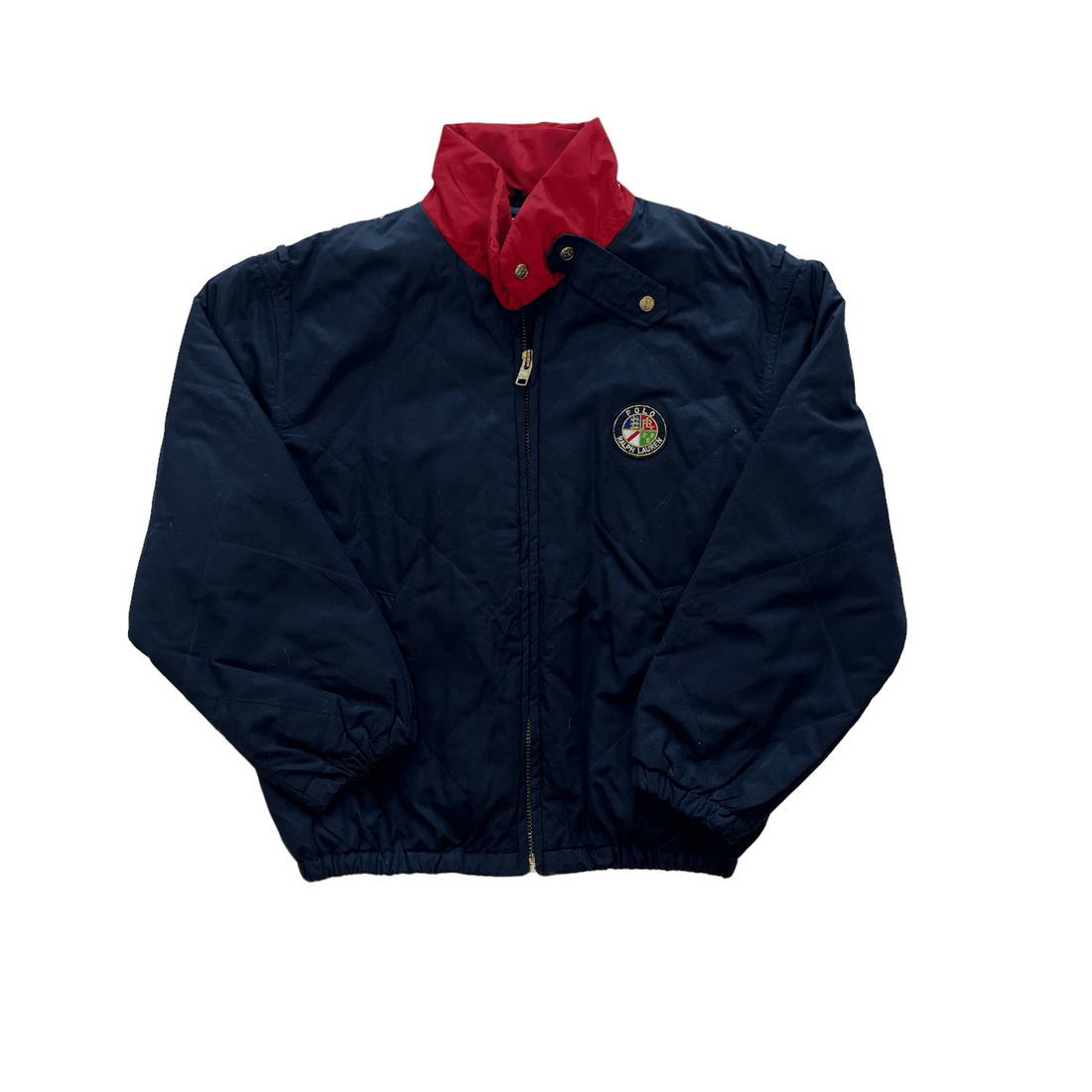 Vintage 90s Navy Blue Polo Ralph Lauren Jacket - Medium - The Streetwear Studio