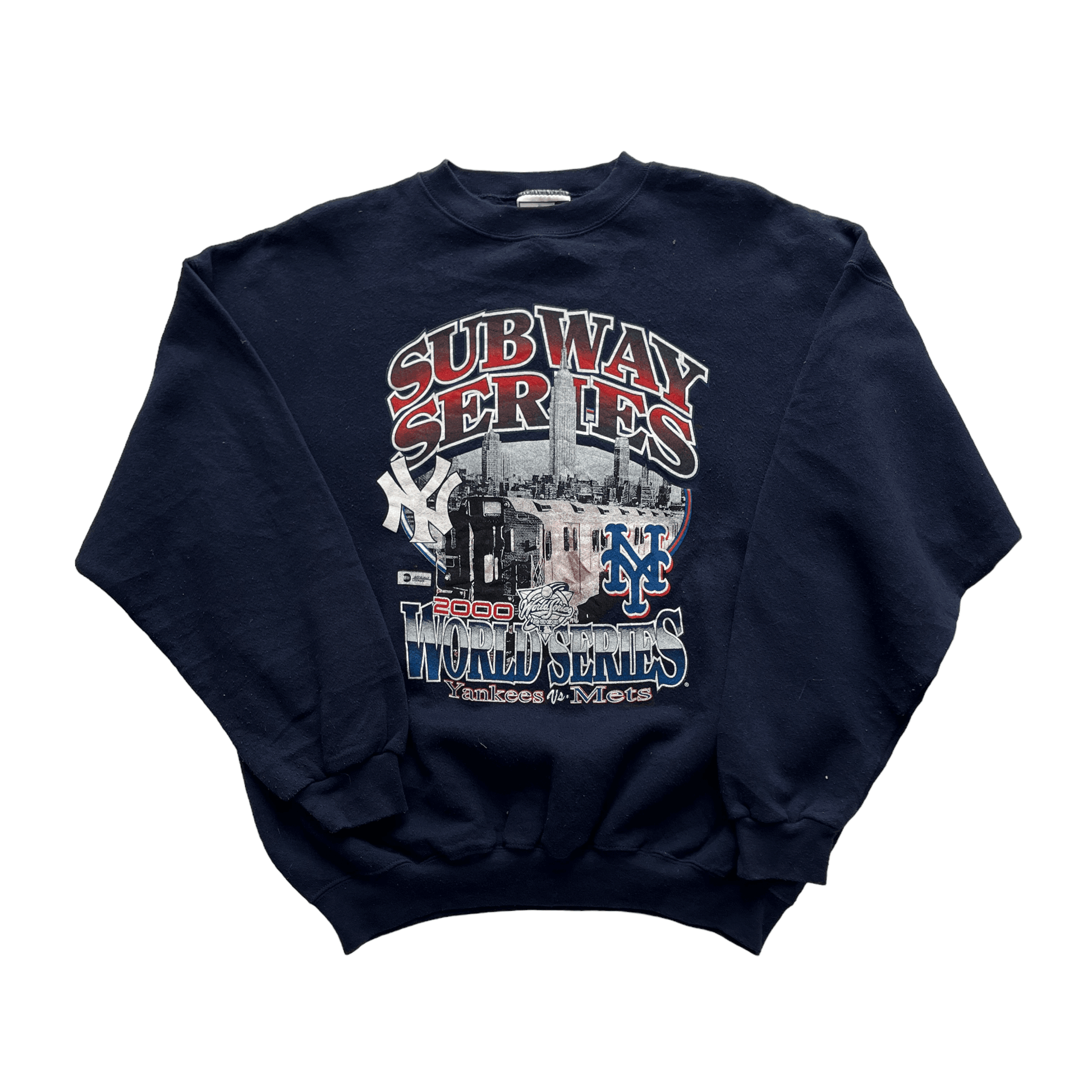 Vintage 90s Navy Blue Puma NBA Sweatshirt - Extra Large - The Streetwear Studio
