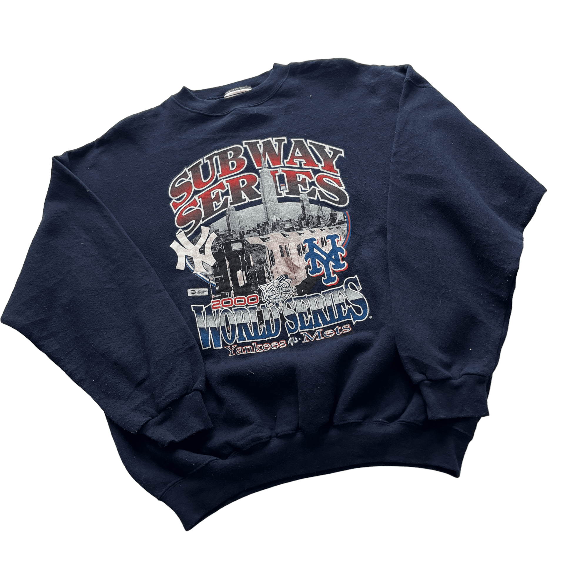 Vintage 90s Navy Blue Puma NBA Sweatshirt - Extra Large - The Streetwear Studio