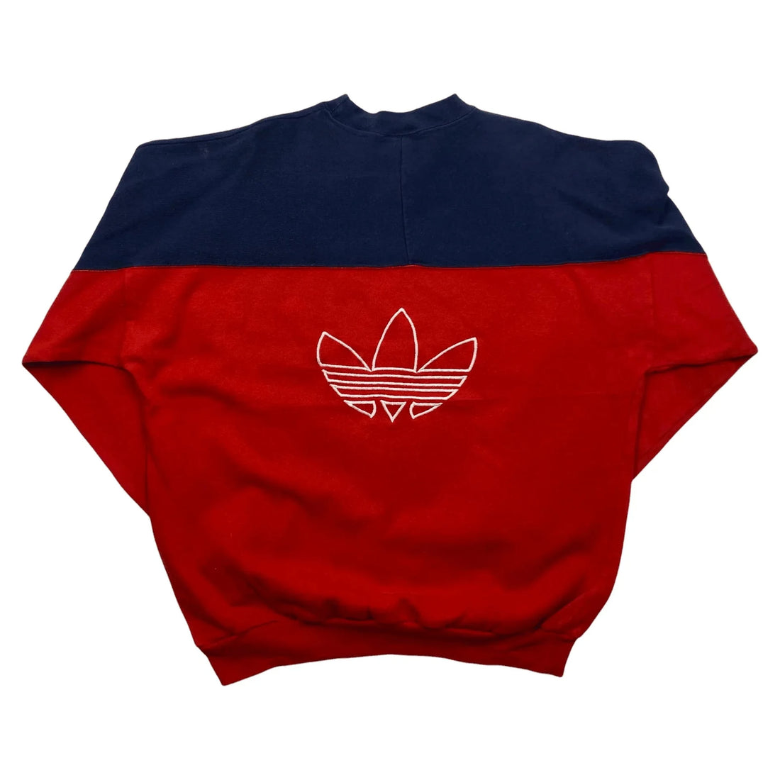 Vintage 90s Navy Blue + Red Adidas Arsenal Football Spell-Out Sweatshirt - M | The Streetwear Studio