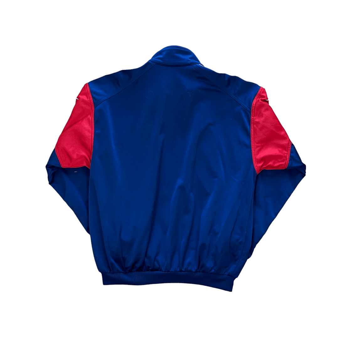 Vintage 90s Navy Blue + Red Nike Jacket - Medium - The Streetwear Studio