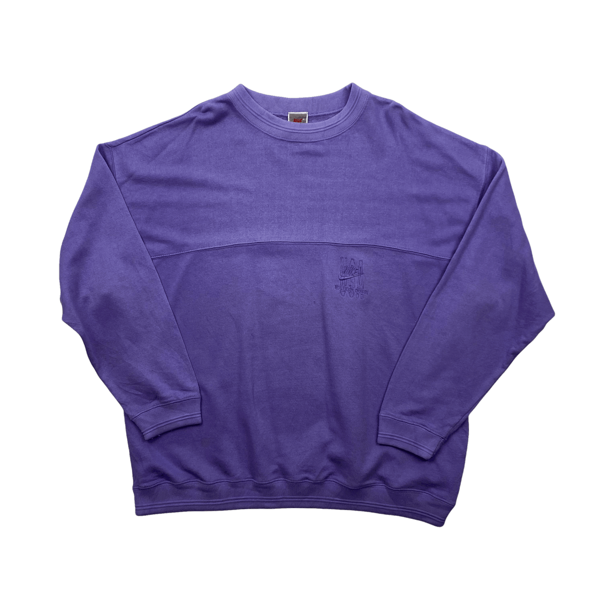 Vintage 90s Purple Nike Sweatshirt - Extra Large - The Streetwear Studio