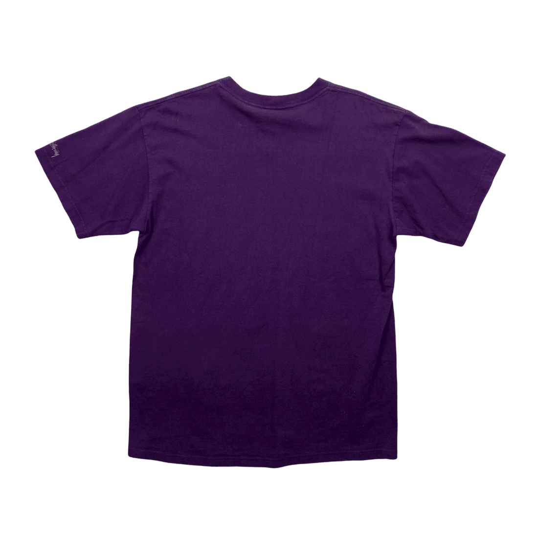 Vintage 90s Purple Stussy Tee - Large - The Streetwear Studio
