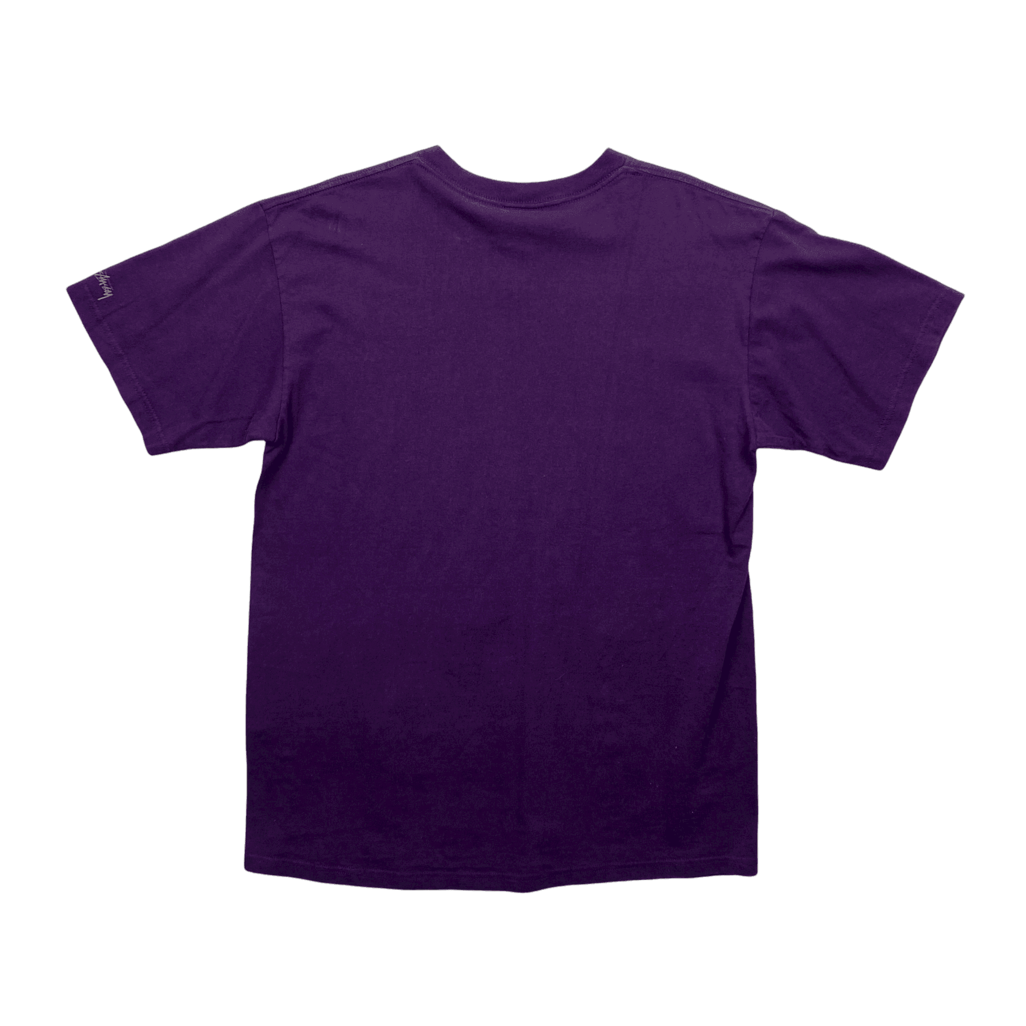 Vintage 90s Purple Stussy Tee - Large - The Streetwear Studio