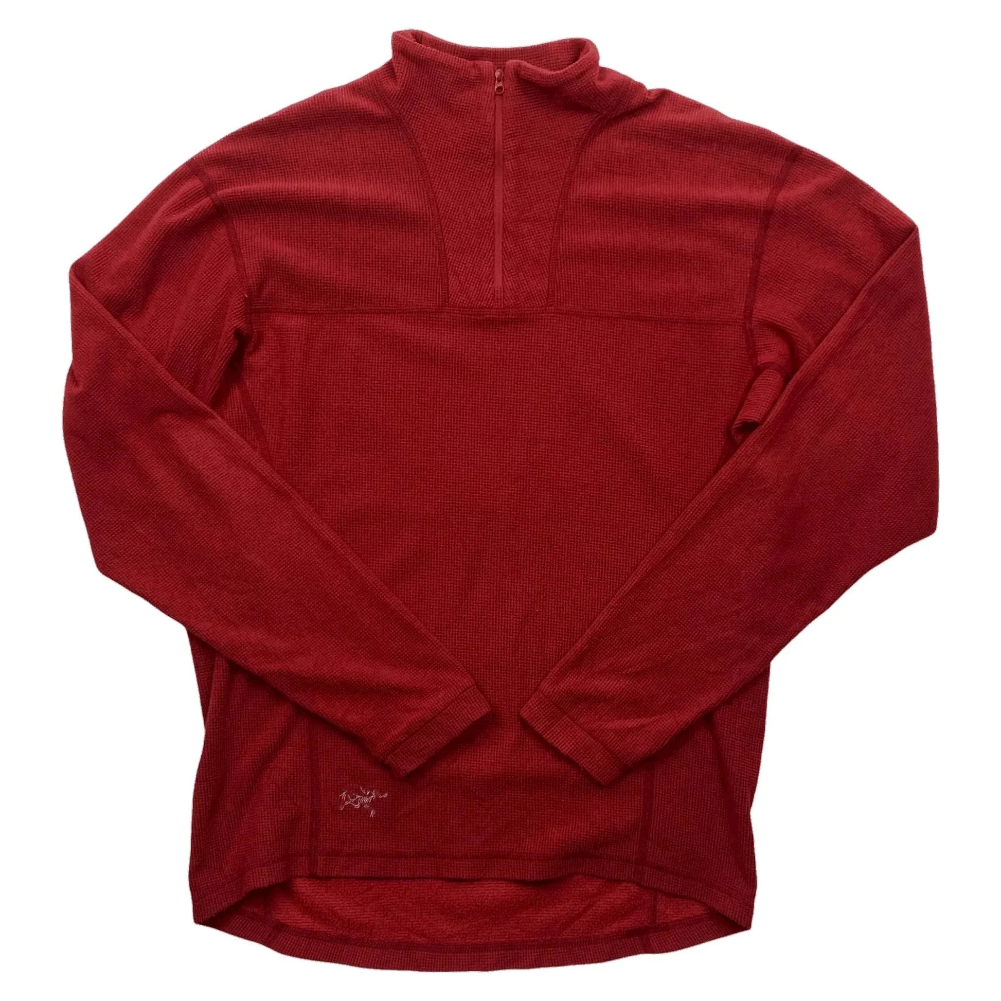 Vintage 90s Red Arc'Teryx 1/4 Zip Fleece - M | The Streetwear Studio