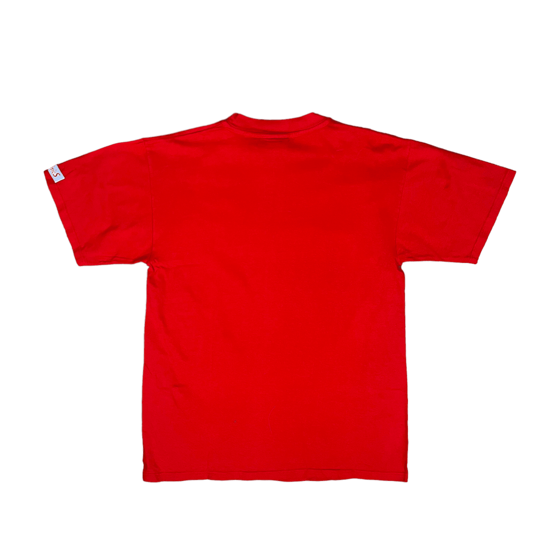 Vintage 90s Red Bayern Munich Football Tee - Large - The Streetwear Studio