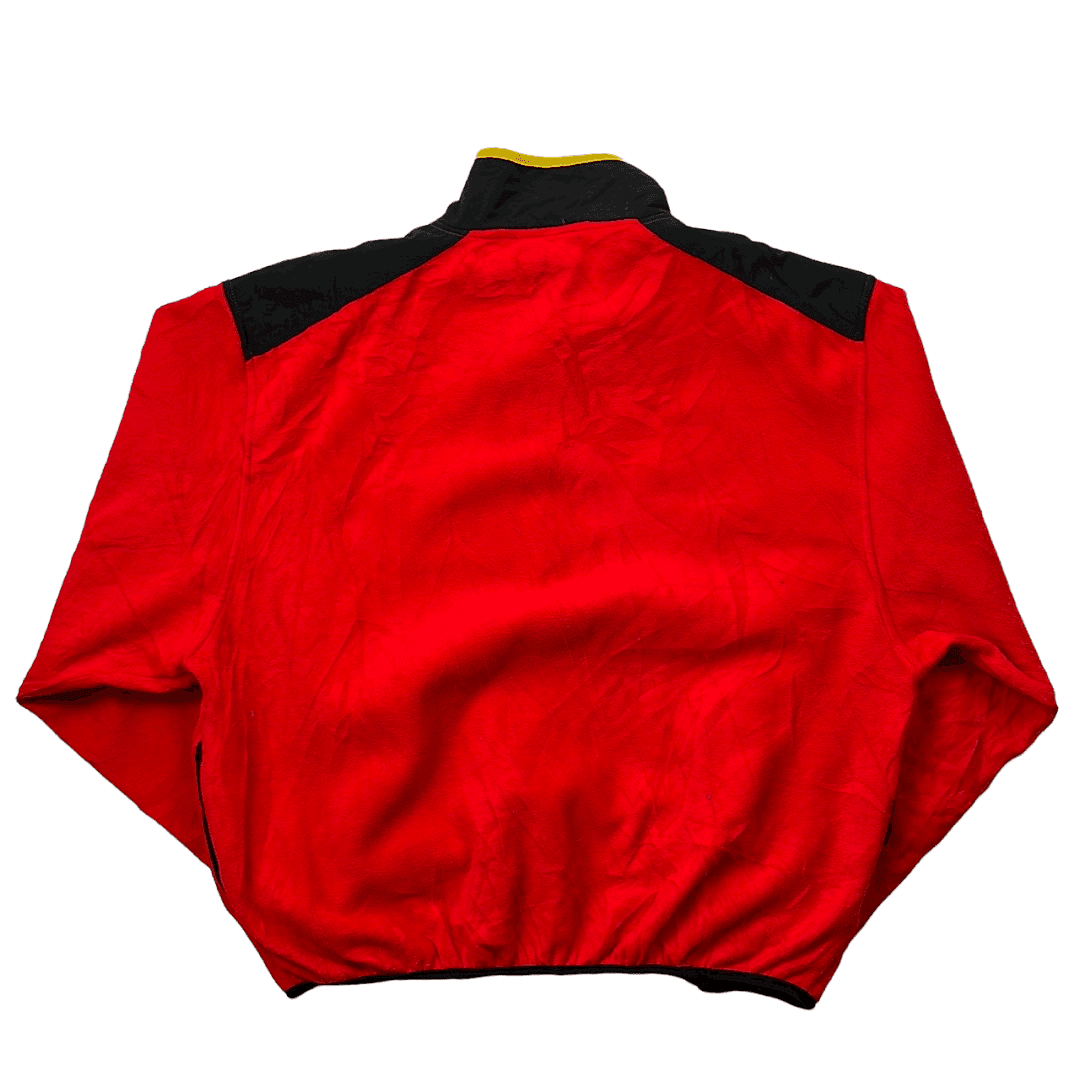 Vintage 90s Red + Black Marlboro Fleece - Extra Large - The Streetwear Studio