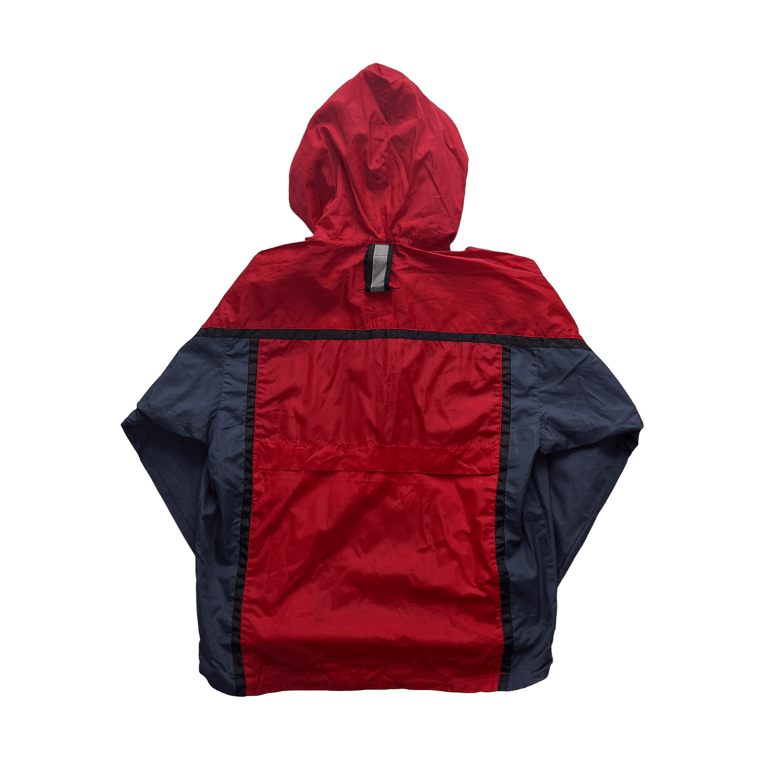 Vintage 90s Red, Blue + Black Nike Quarter Zip Anorak - Large - The Streetwear Studio