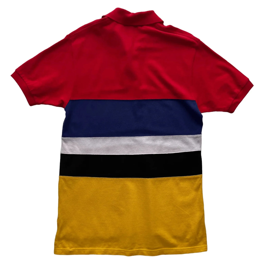 Vintage 90s Red, Blue, Black, White + Yellow Ralph Lauren Polo Sport Polo - M | The Streetwear Studio