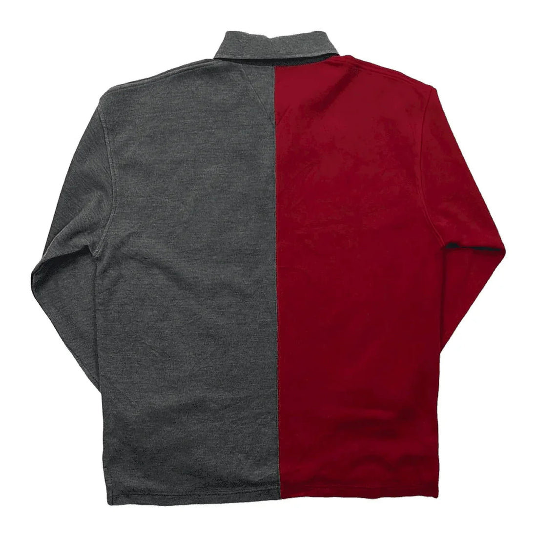 Vintage 90s Red + Grey Yves Saint Laurent (YSL) Polo Shirt - XL | The Streetwear Studio