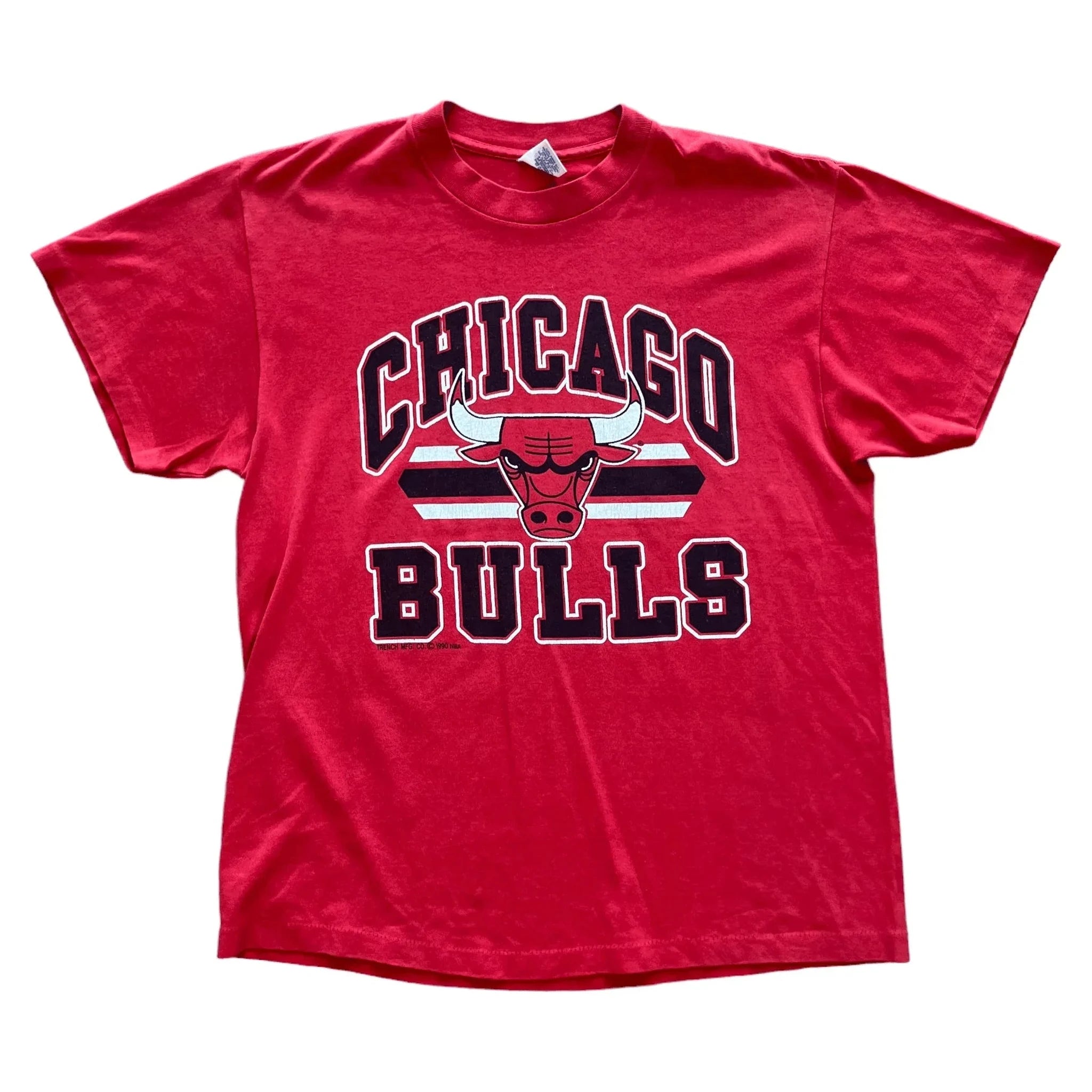 Vintage 90s Red NBA Chicago Bulls Tee - L | The Streetwear Studio