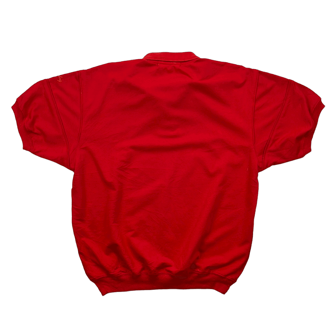 Vintage 90s Red Playboy Polo Shirt - Extra Large - The Streetwear Studio