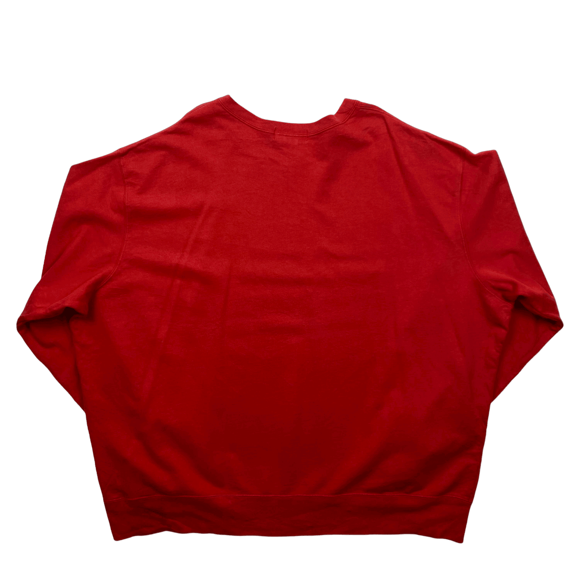 Vintage 90s Red Polo Ralph Lauren Sweatshirt - XXL - The Streetwear Studio