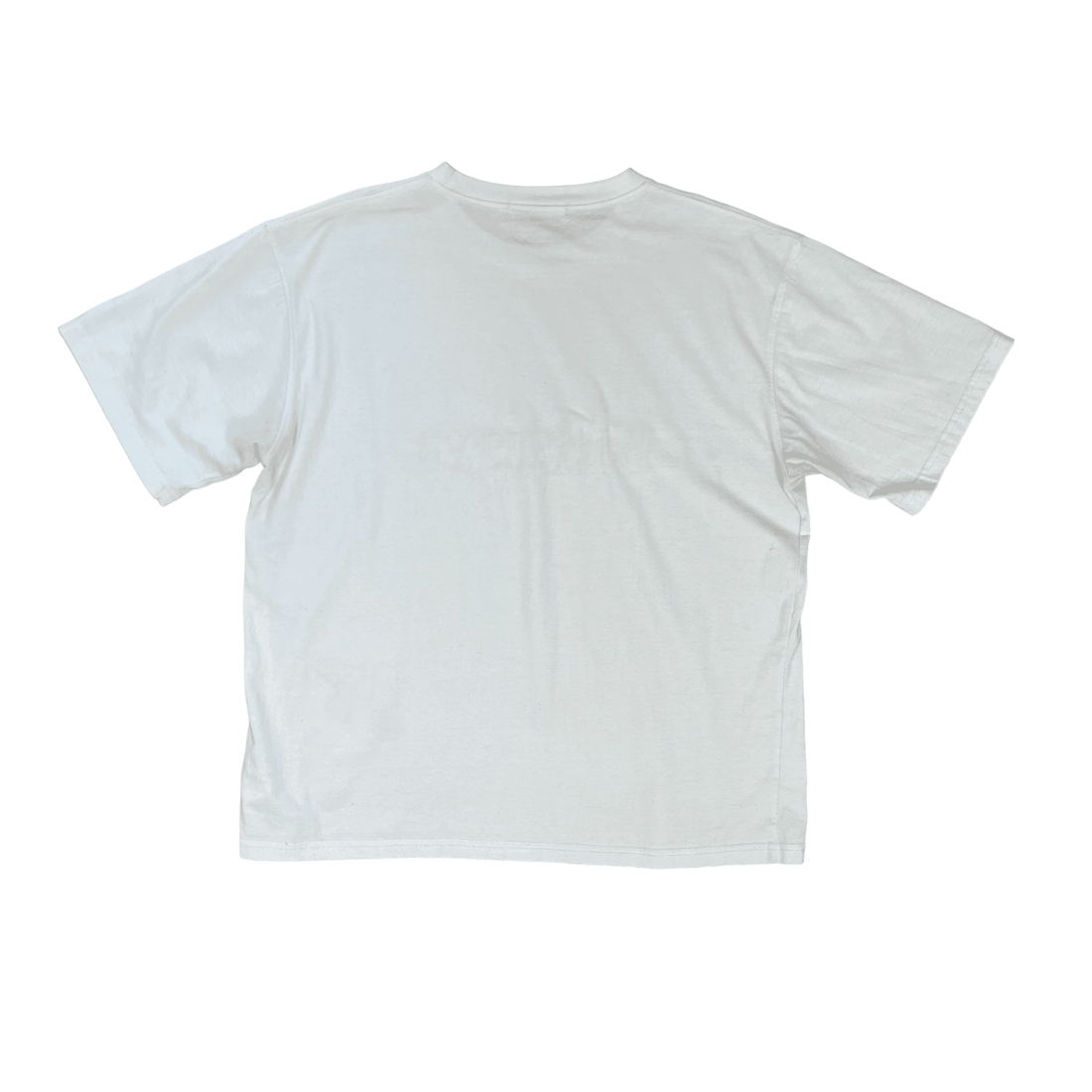 Vintage 90s White Burberry Spell-Out Tee - Medium - The Streetwear Studio