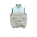 Vintage 90s White + Cream Balenciaga Reversible Puffer Gilet - Medium - The Streetwear Studio